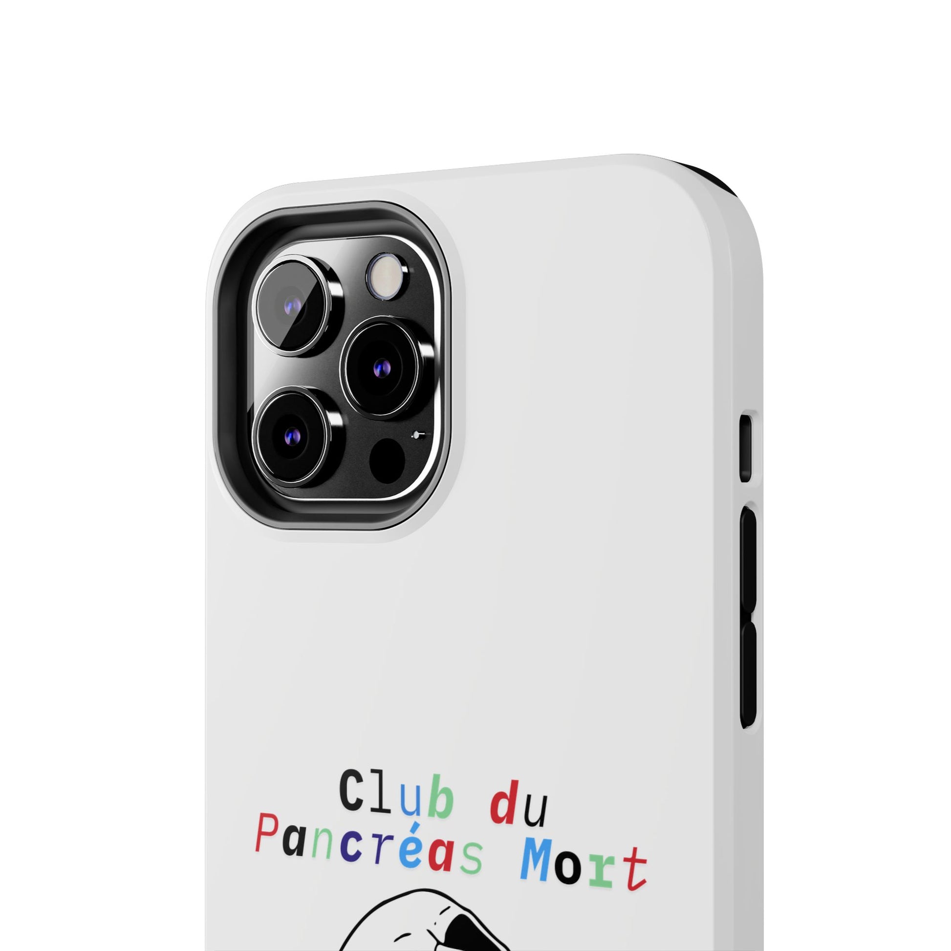 Skull & Flowers, Dead Pancreas Club (French) - Phone Cases The Diabuddies Store Mobile Phone Cases $18.23