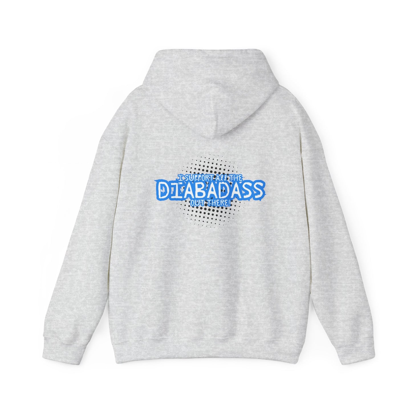 I Support All the Diabadass out there! - Unisex Hoodie The Diabuddies Store Hoodies $32.41