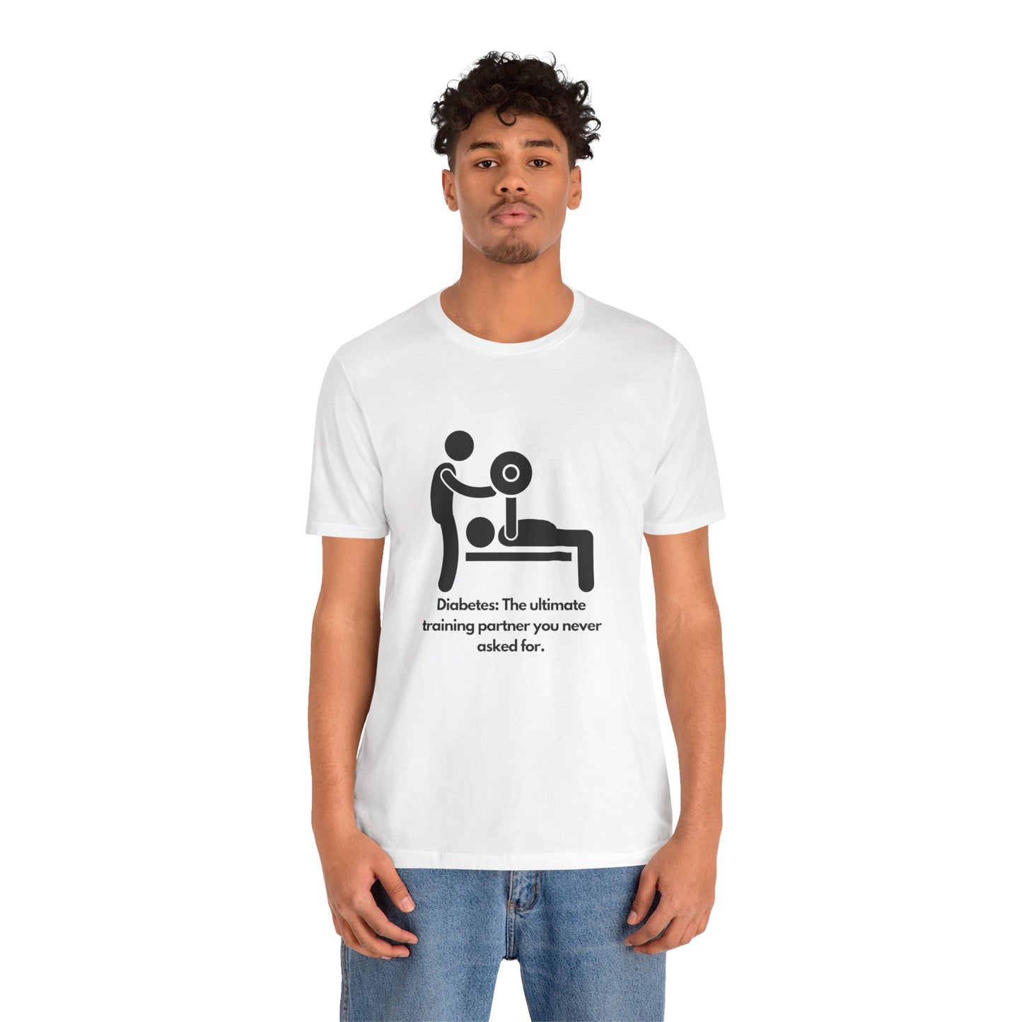 Diabetes: Ultimate Training Partner - Unisex Tee The Diabuddies Store T-Shirts $25.00