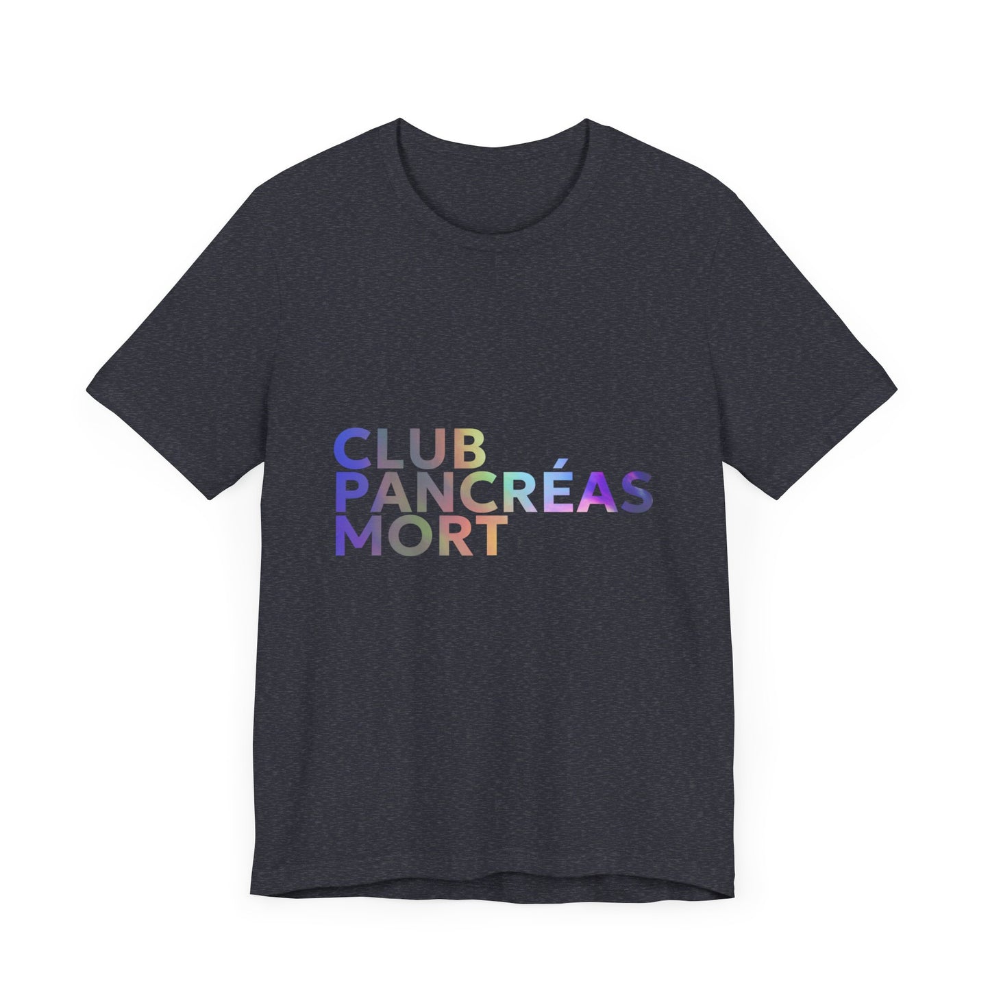 Rainbow Dead Pancreas Club (French) Unisex Tee The Diabuddies Store T-Shirts $22.38