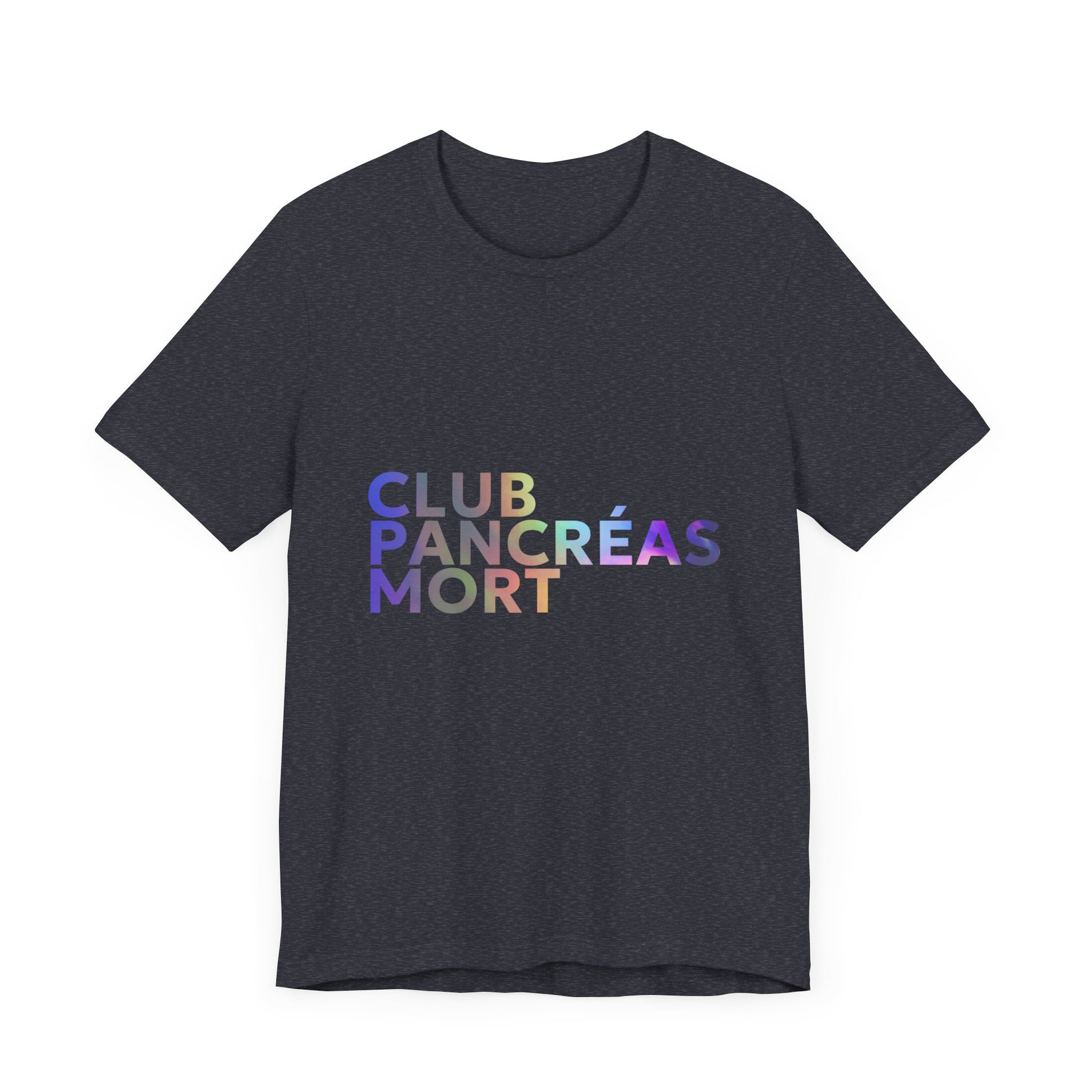Rainbow Dead Pancreas Club (French) Unisex Tee The Diabuddies Store T-Shirts $22.38