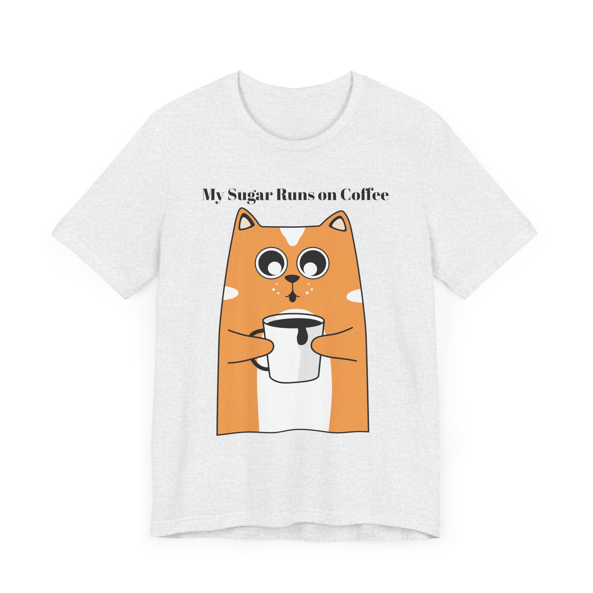 Sugar Runs on Coffee - Unisex Tee The Diabuddies Store T-Shirts $24.25