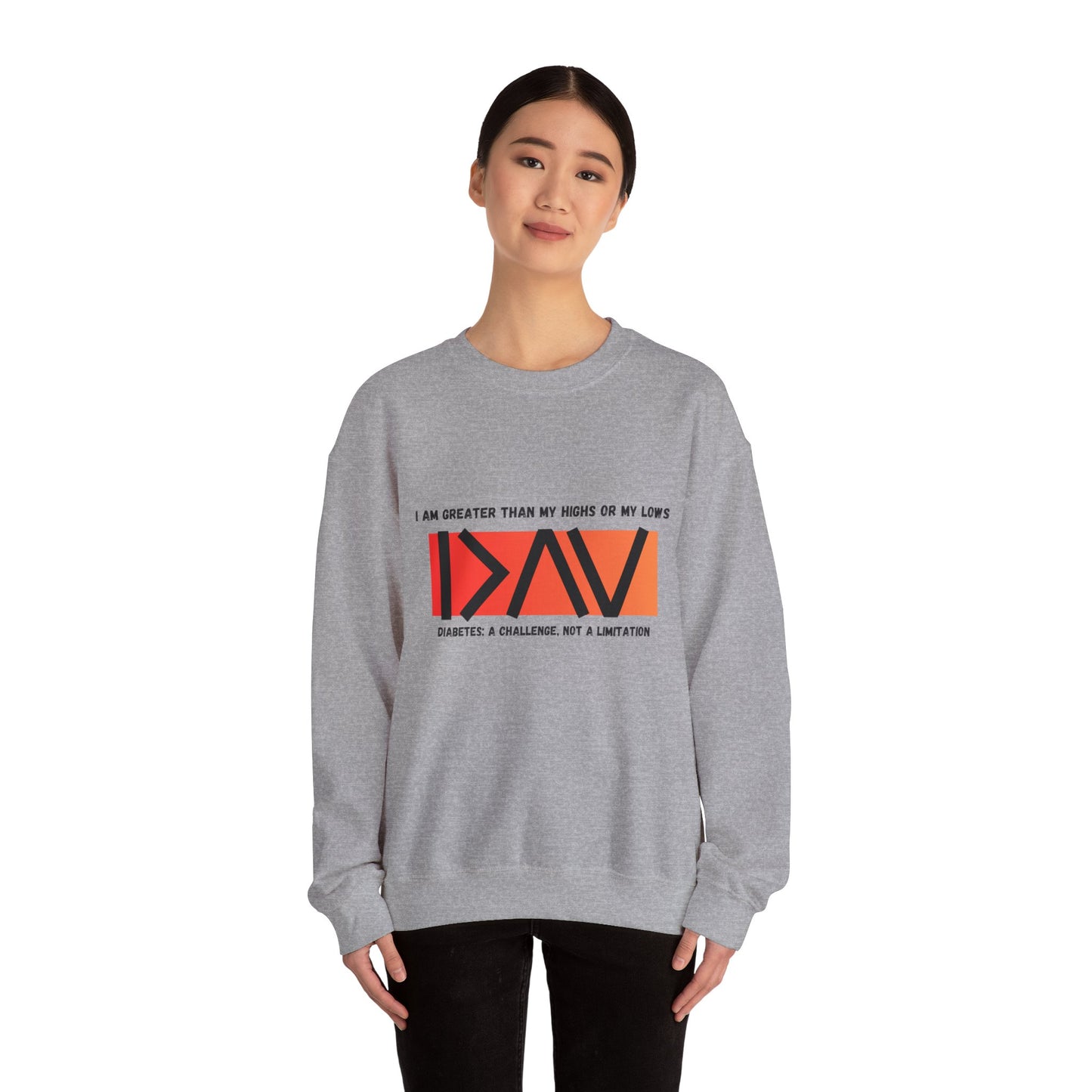 Greater than (Orange) - Unisex Sweatshirt
