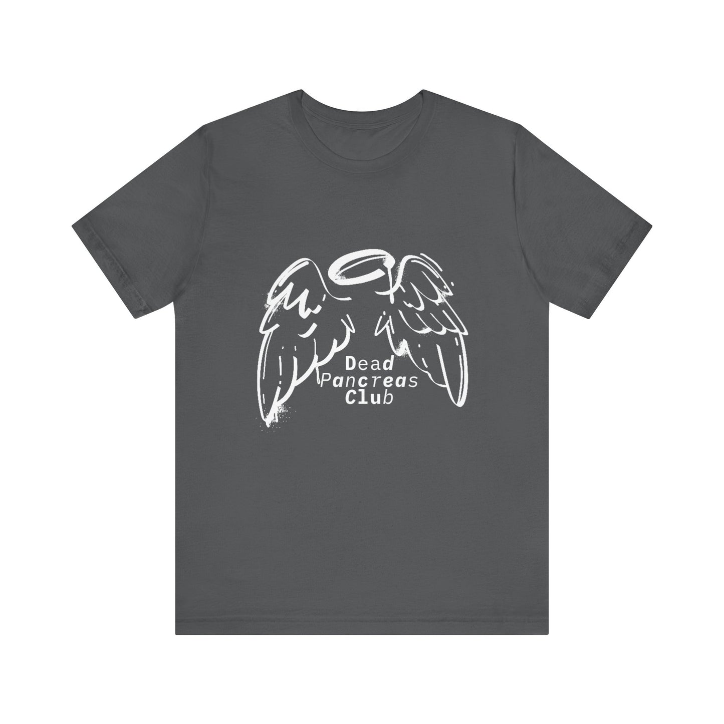 Dead Pancreas Club (Angel wings) - Unisex Tee The Diabuddies Store T-Shirts $24.25