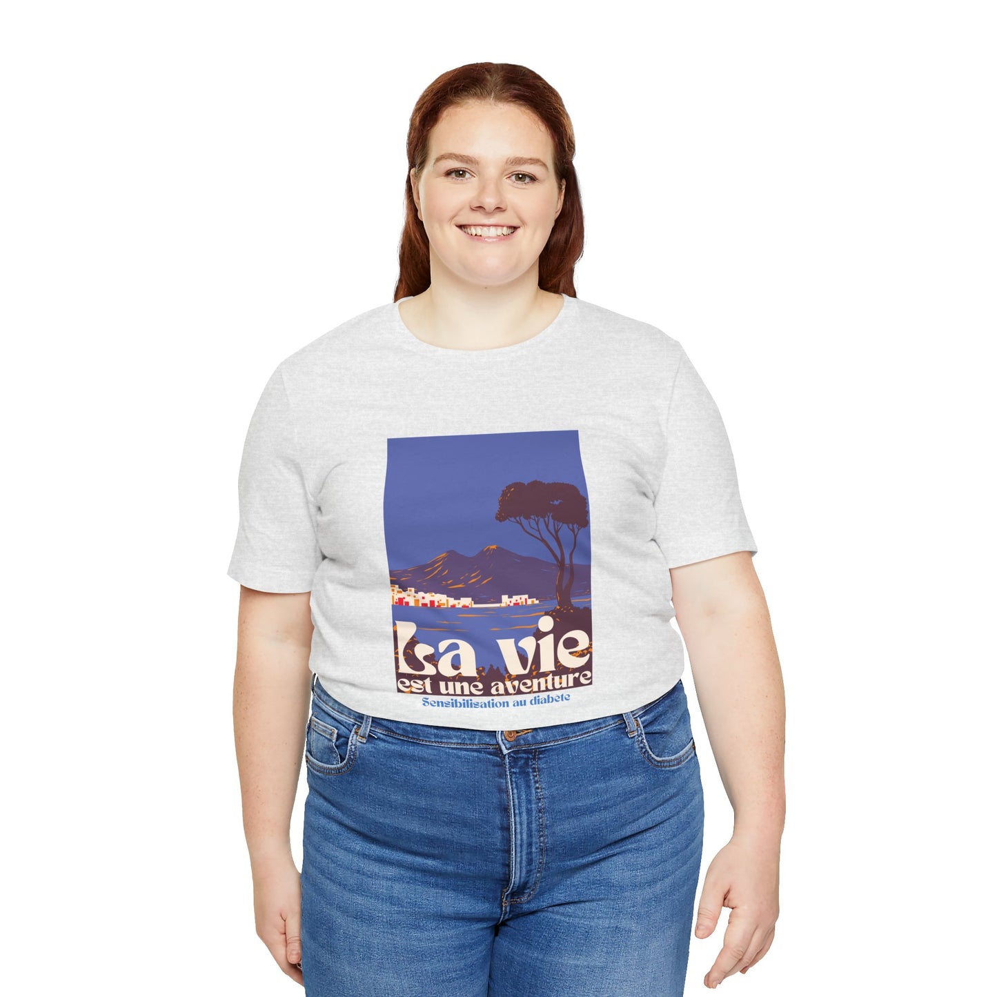 Life is an Adventure, Ocean View (French) - Unisex Tee The Diabuddies Store T-Shirts $22.50