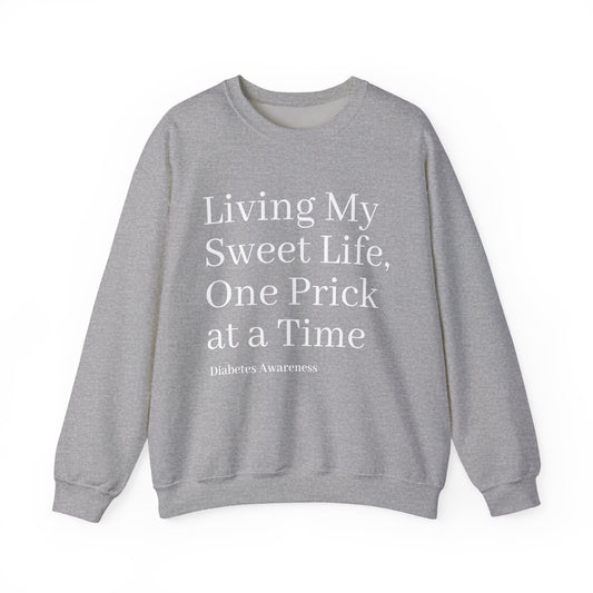 One Prick at a Time - Unisex Sweatshirt The Diabuddies Store Sweatshirts $32.95