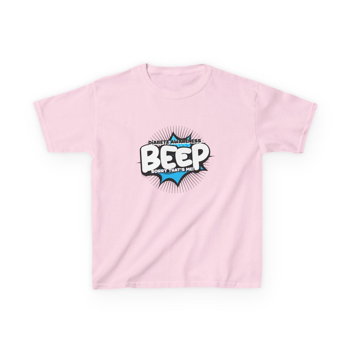 The Diabuddies Store Beep! Sorry that's me! - Kids Tee Beep! Sorry that's me! - Kids Tee: This playful tee is perfect for the little one who's full of energy and charm. The fun design features the word "beep" and the phrase "Sorry, that's me!", a cute and