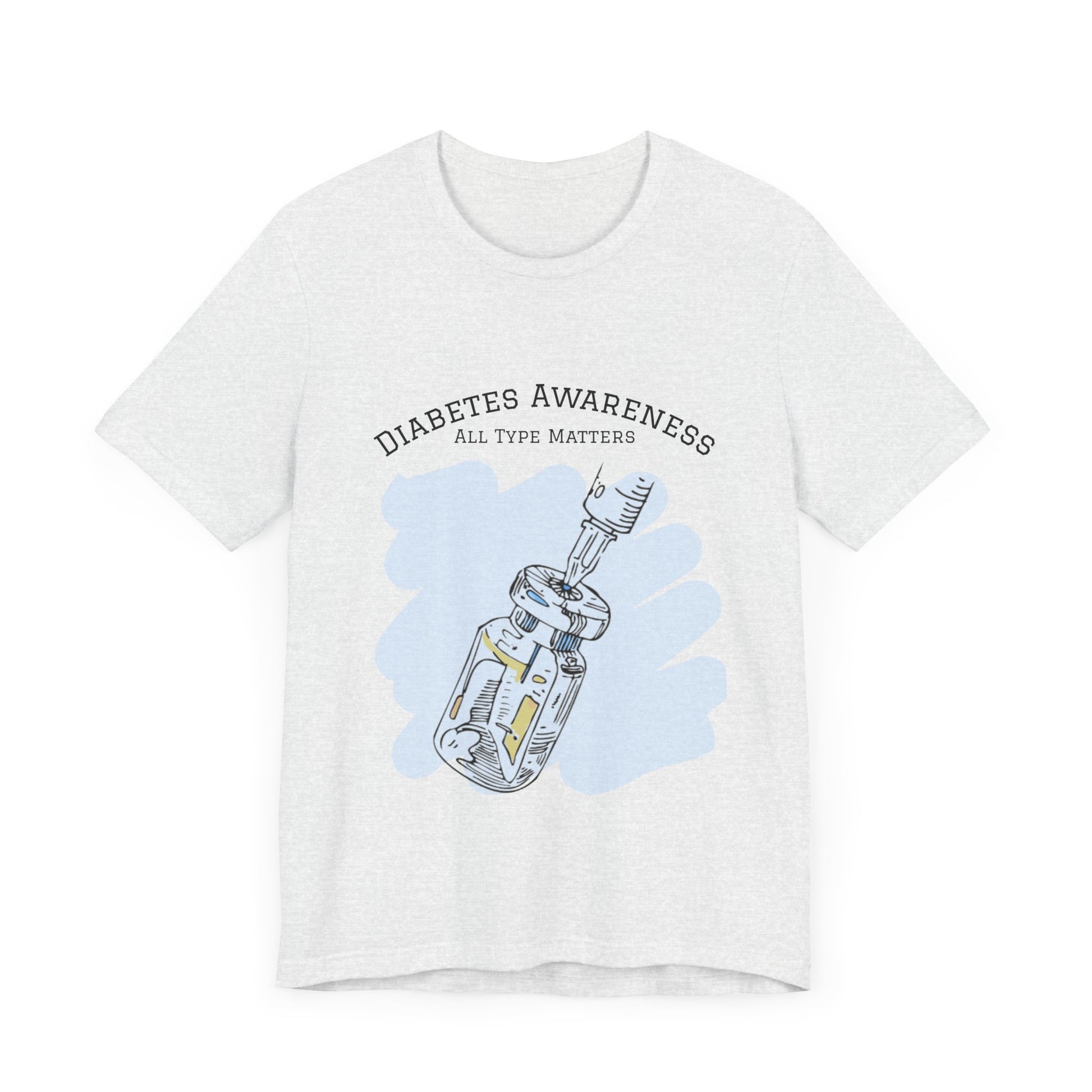 The Diabuddies Store Diabetes: All Type Matters - Unisex Tee Diabetes: All Type Matters - Unisex Tee: A powerful statement! This tee declares "All Type Matters," promoting unity and awareness for every person living with diabetes. T-Shirts $24.73