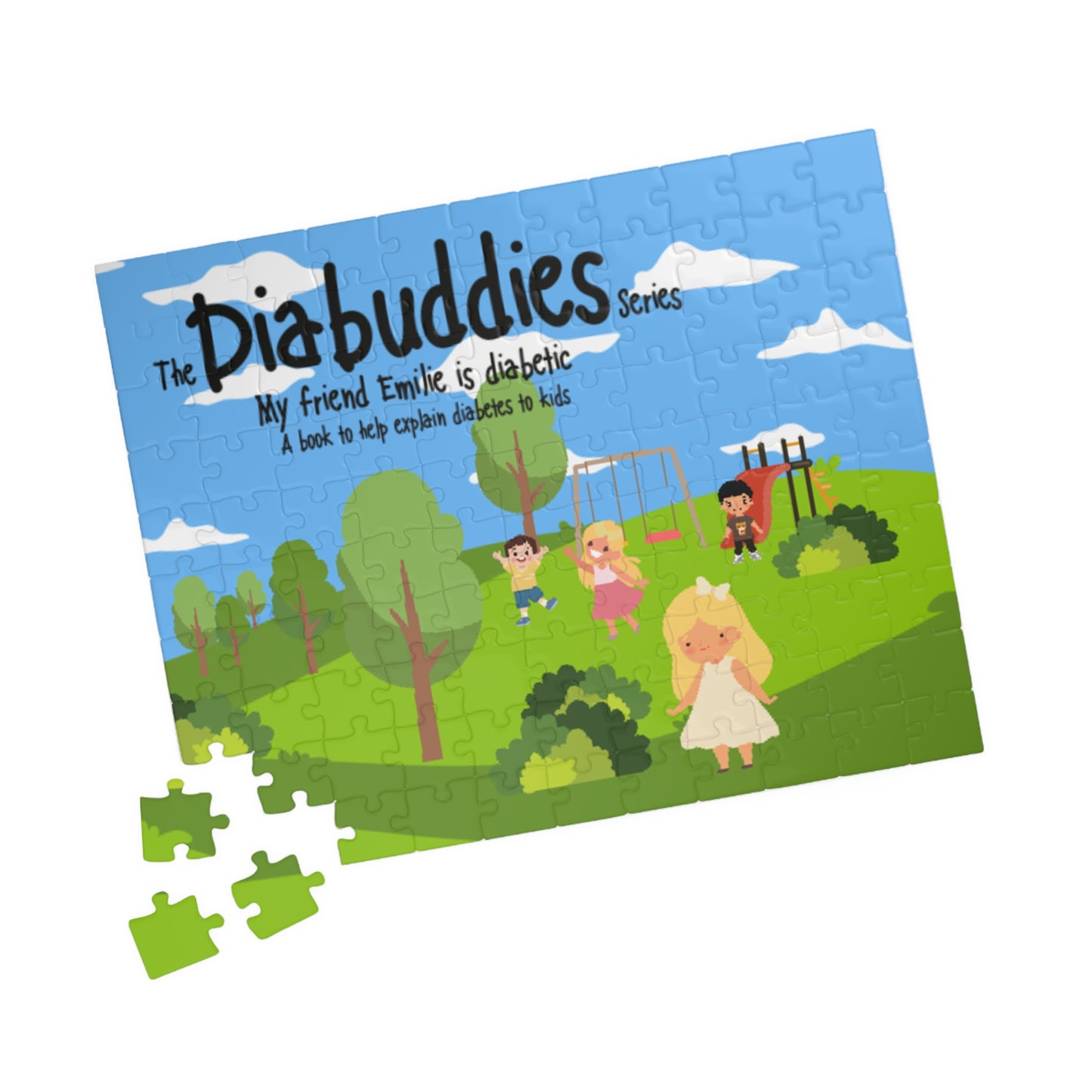 Diabbudies Series - My friend Emilie - Puzzle The Diabuddies Store Puzzles $10.98