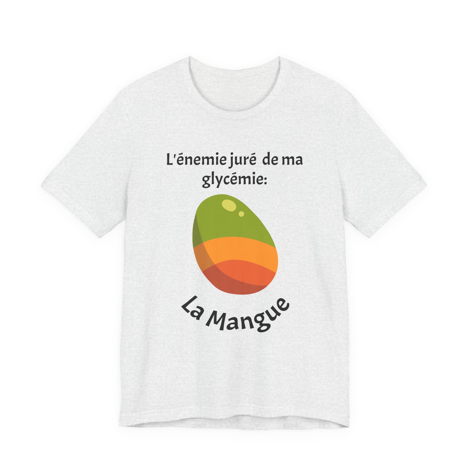 My Blood Sugar's Nemesis: The Mango (French) - Unisex Tee The Diabuddies Store T-Shirts $25.00