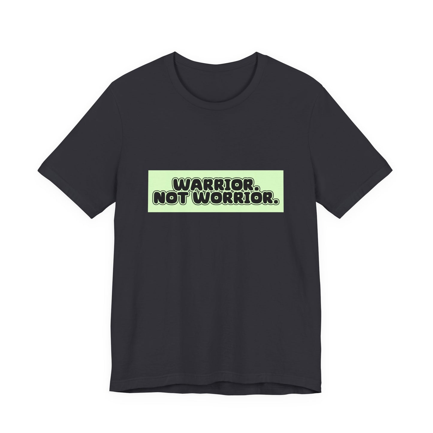 The Diabuddies Store Warrior. Not Worrior. - Unisex Tee Warrior. Not Worrior. - Unisex Tee: For those who face challenges head-on & spell "warrior" right. A clear statement of strength, resilience & sharp detail. T-Shirts $30.27