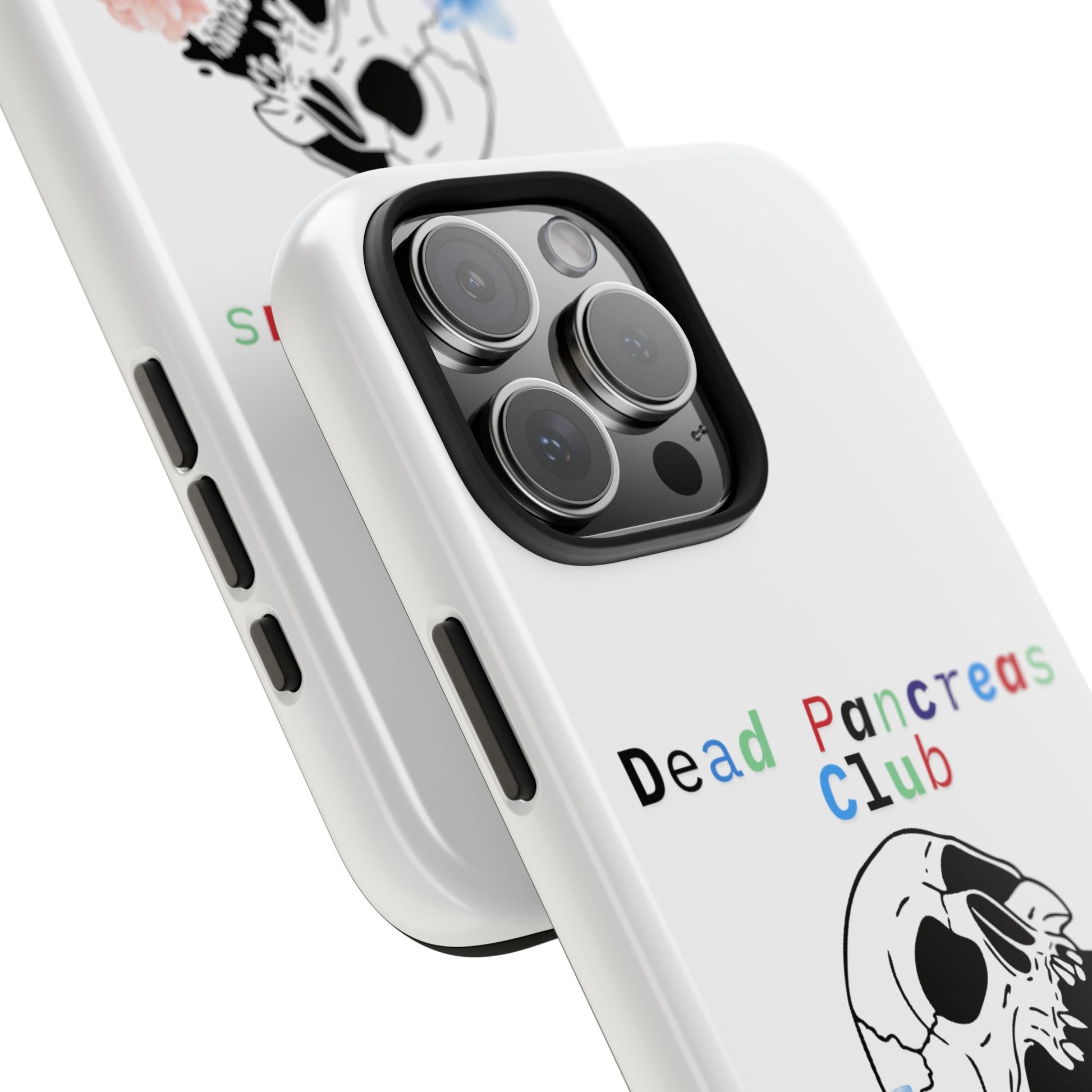 Skull & Flowers Dead Pancreas Club - Phone Case The Diabuddies Store Mobile Phone Cases $18.23