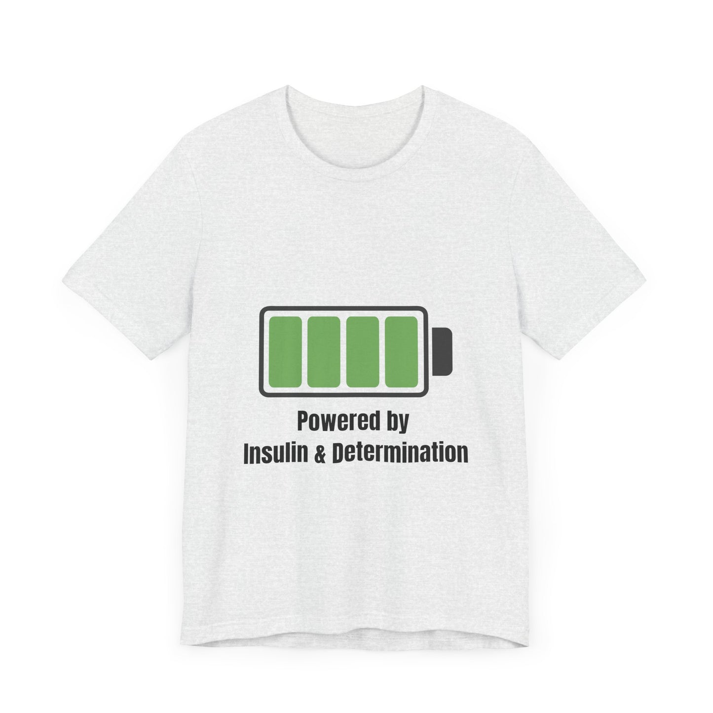 Powered By Insulin - Unisex Tee The Diabuddies Store T-Shirts $24.73