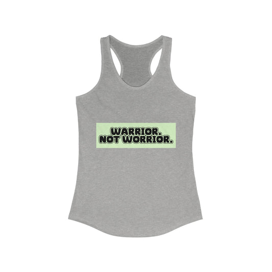 The Diabuddies Store Warrior. Not Worrior. - Racerback Tank Warrior. Not Worrior. - Racerback Tank: For those who face challenges head-on & spell "warrior" right. A clear statement of strength, resilience & sharp detail. Tank Tops $19.96