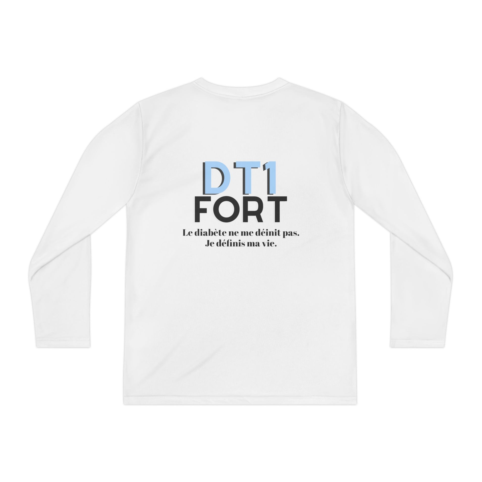 The Diabuddies Store T1D Strong (French) - Long-sleeved Youth Tee T1D Strong (French) - Long-sleeved Youth Tee is a soft, breathable and lets kids wear their resilience with pride. It's a simple yet powerful way to raise awareness for Type 1 Diabetes. Kid