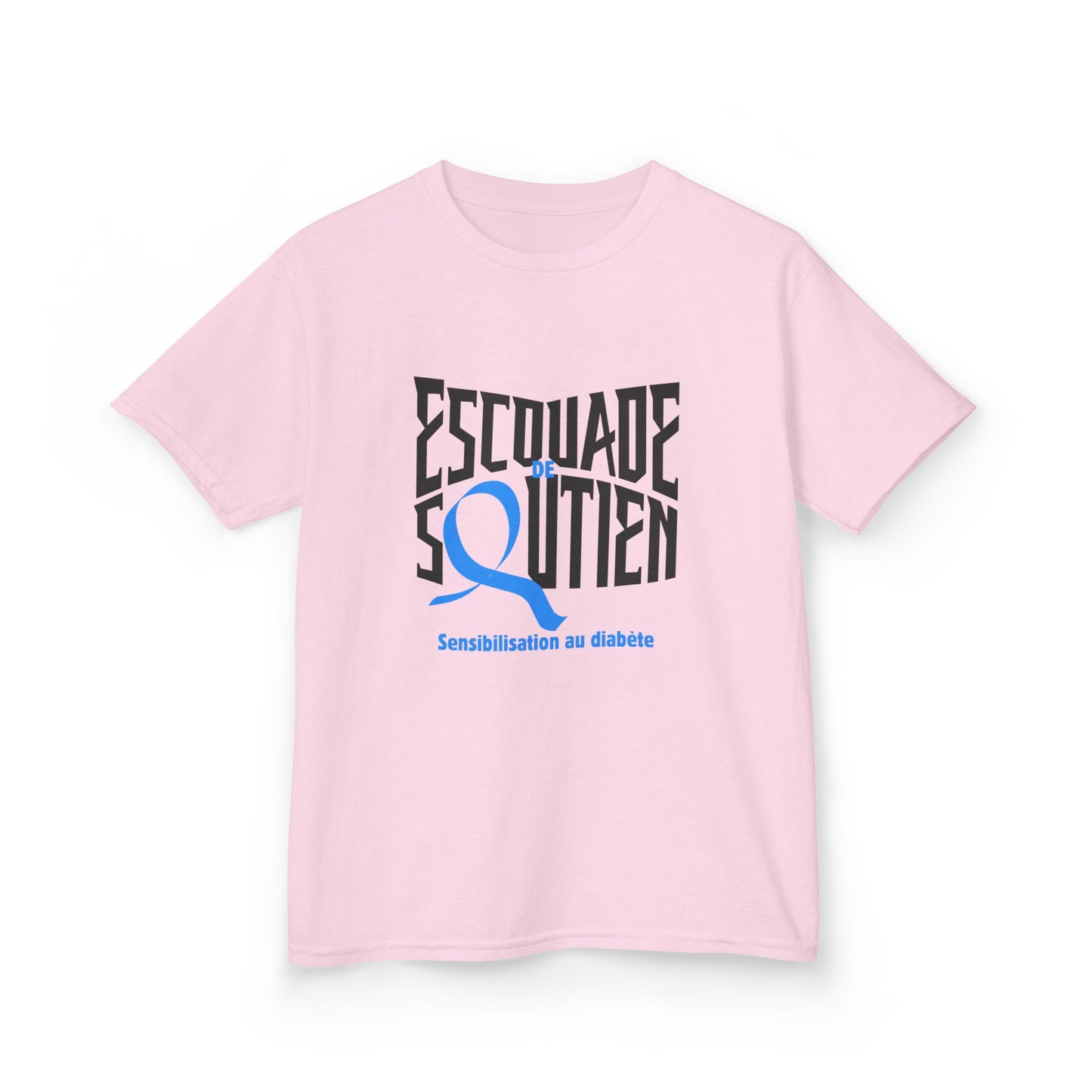 The Diabuddies Store Diabetes Support Squad (French) - Kids Tee Diabetes Support Squad (French) - Kids Tee: Unite against diabetes with the Diabetes Support Squad Kids' French Tee! This super-soft t-shirt is perfect for little heroes showing their support