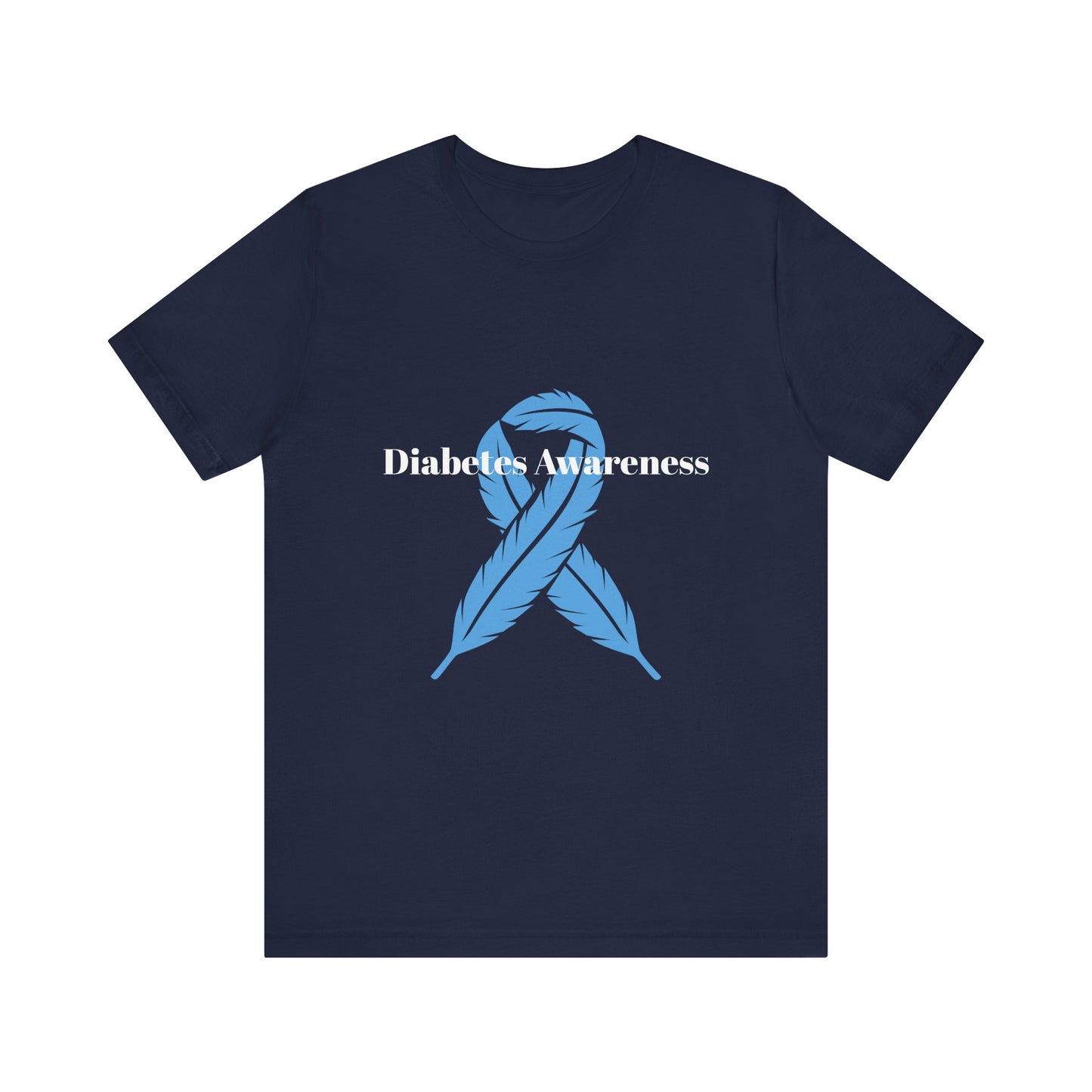 Feather, Blue Ribbon - Unisex Tee The Diabuddies Store T-Shirts $22.38