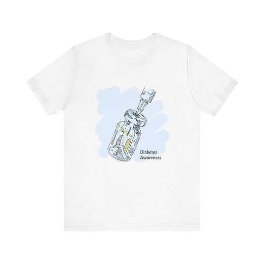 Insulin Vial Diabetes Awareness Unisex Tee The Diabuddies Store T-Shirts $22.50