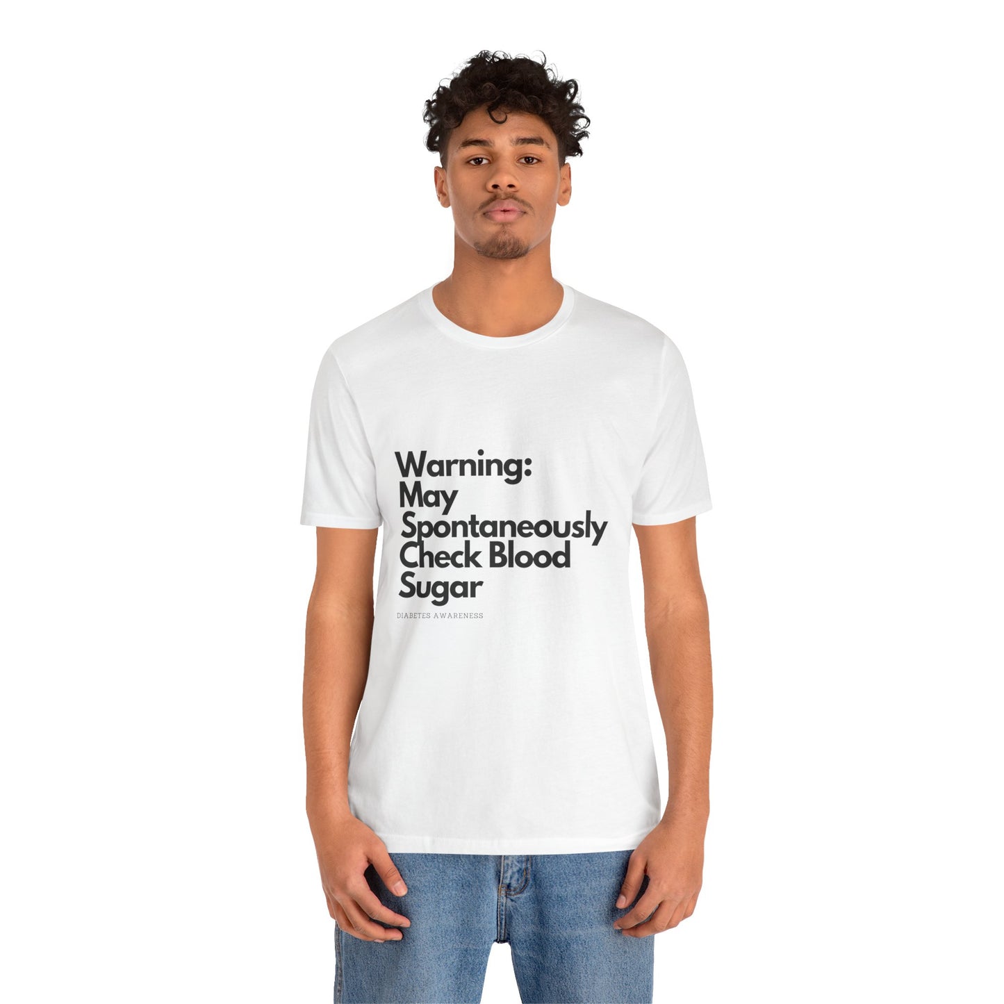 Warning: May Check BG - Unisex Tee The Diabuddies Store T-Shirts $22.38