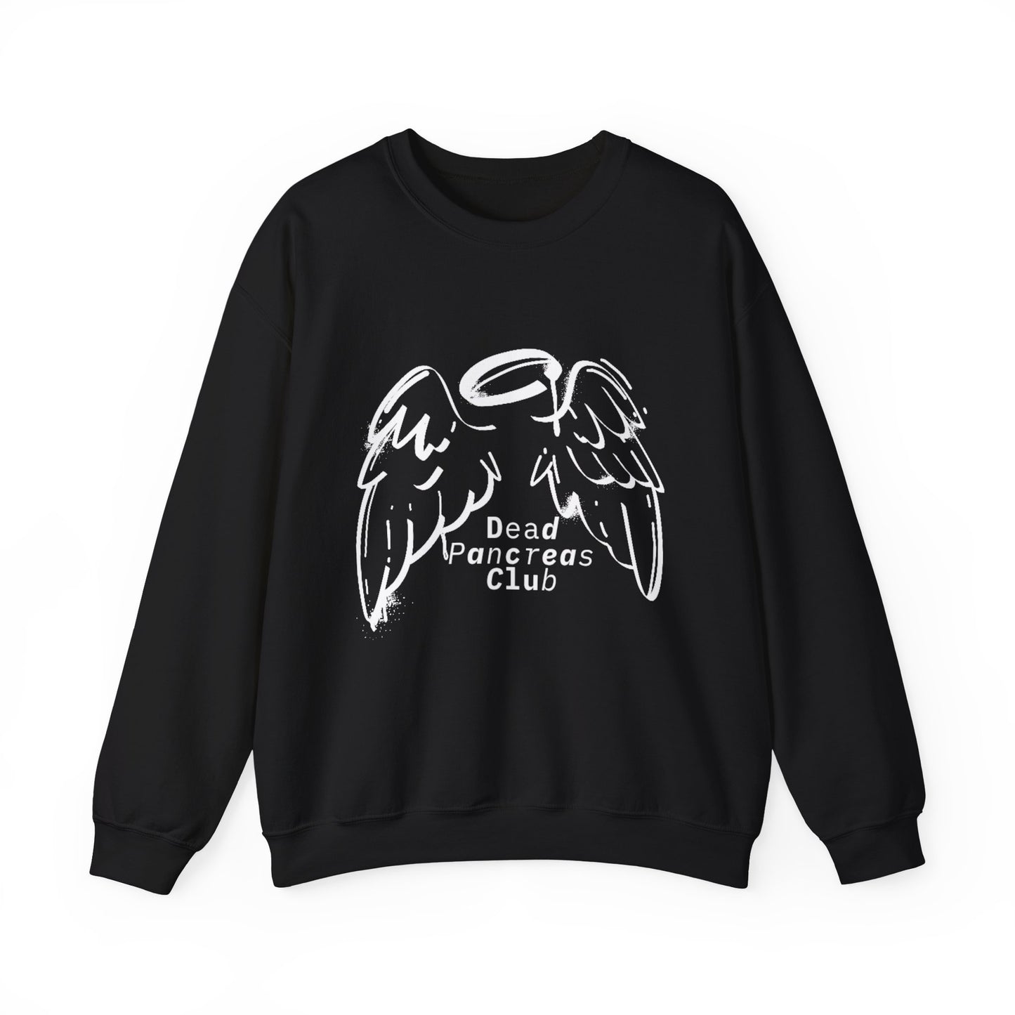 Angel Wings, Dead Pancreas Club - Unisex Sweatshirt The Diabuddies Store Sweatshirts $35.00