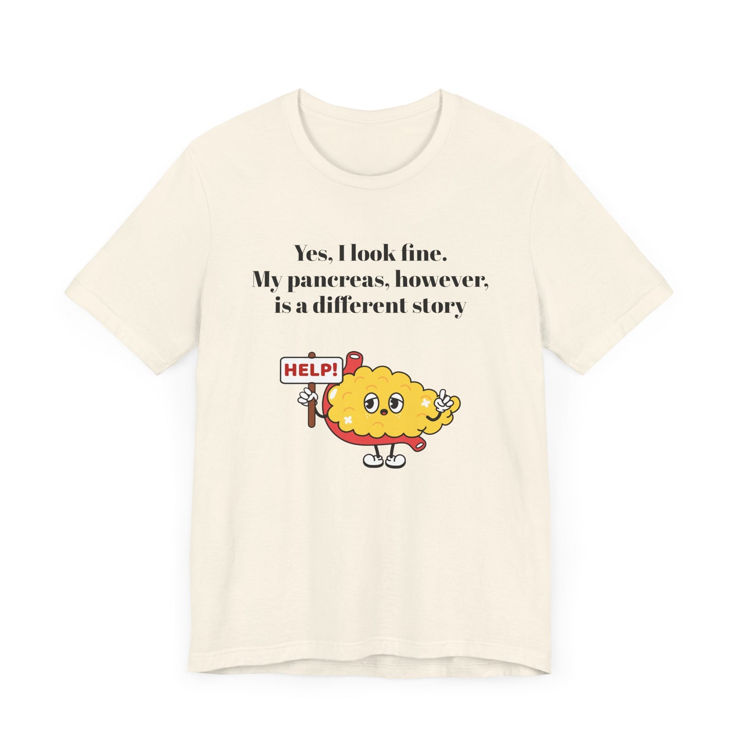 I'm Fine, Not my Pancreas - Unisex Tee The Diabuddies Store T-Shirts $24.25