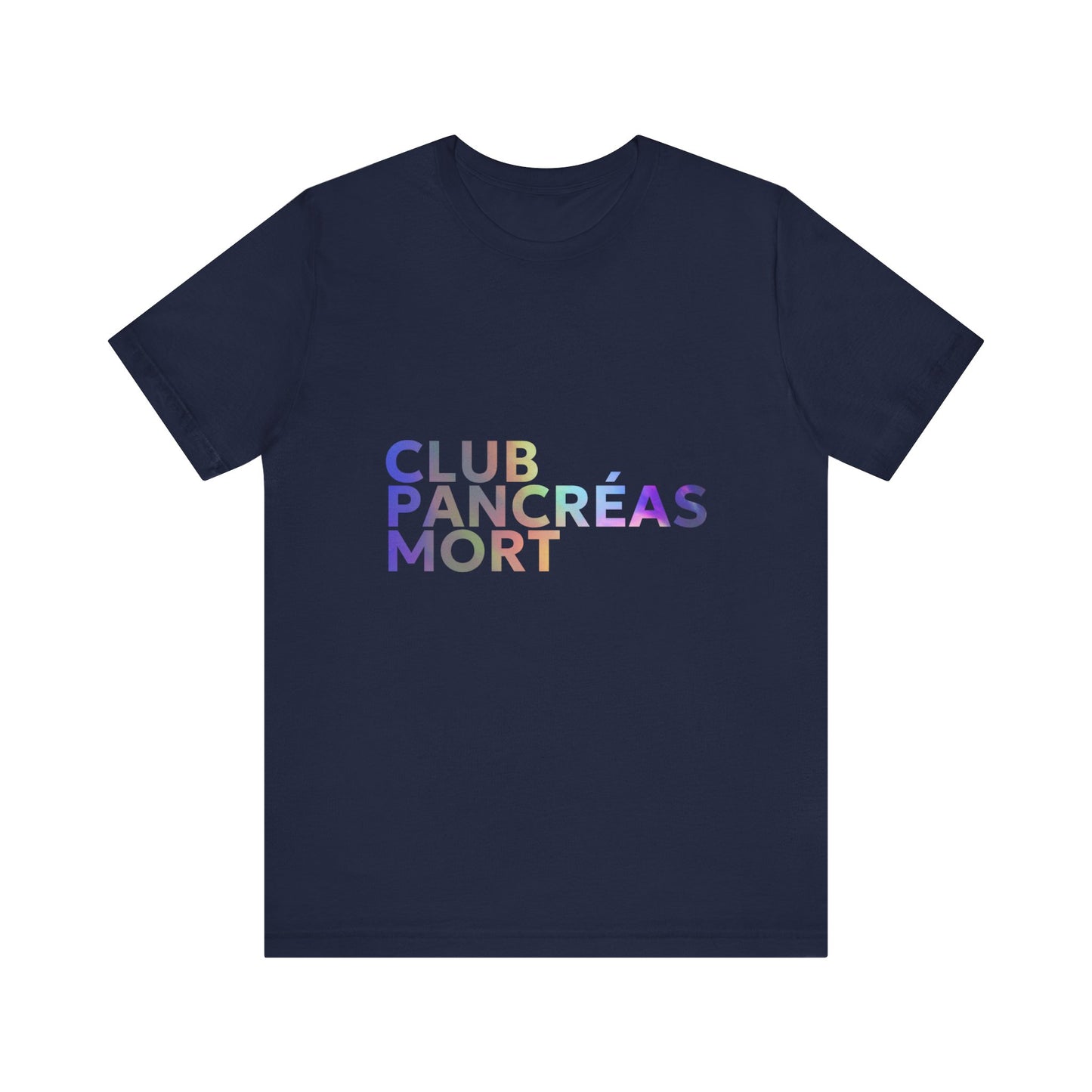 Rainbow Dead Pancreas Club (French) Unisex Tee The Diabuddies Store T-Shirts $22.38