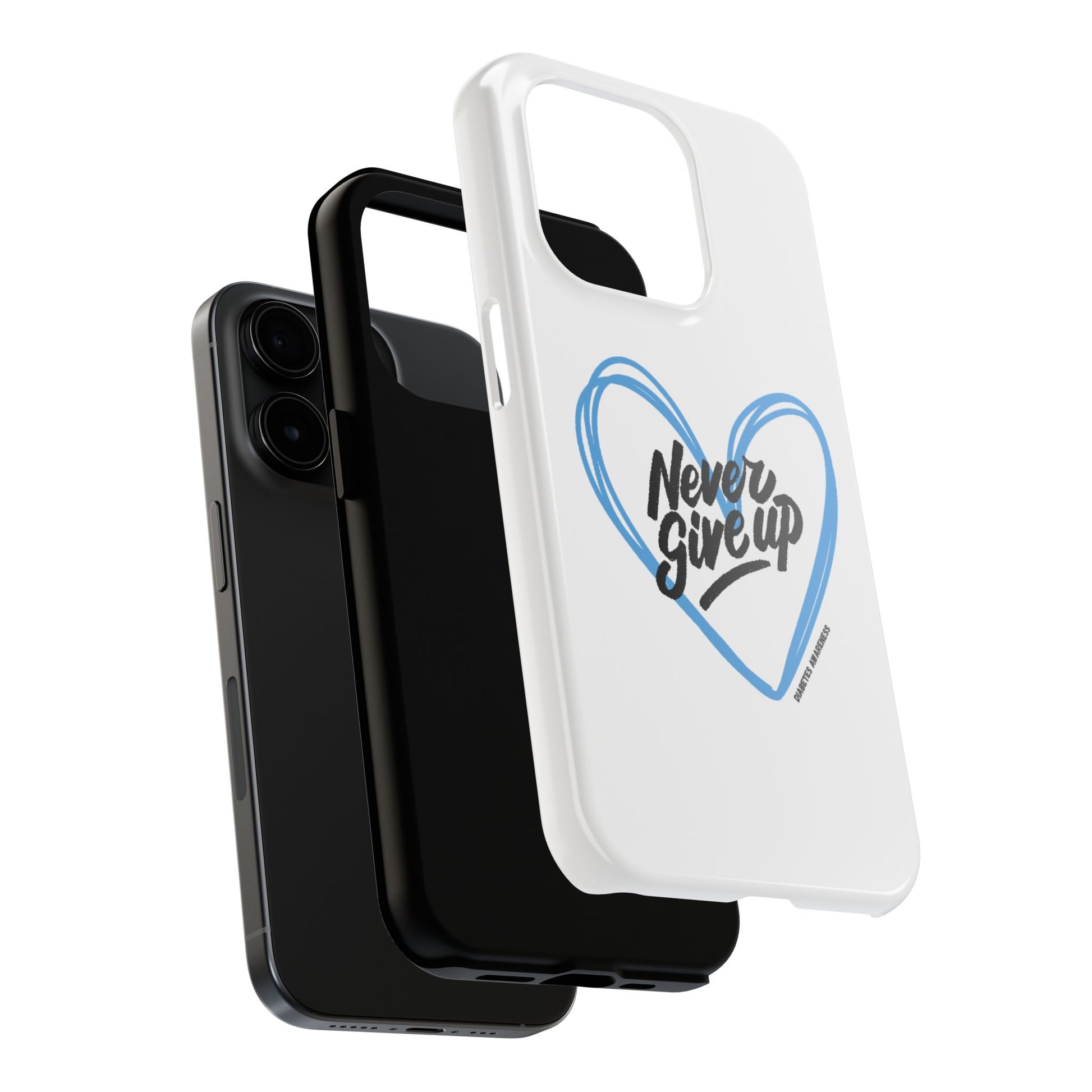 Never Give Up! - Tough Phone Case The Diabuddies Store Mobile Phone Cases $18.23