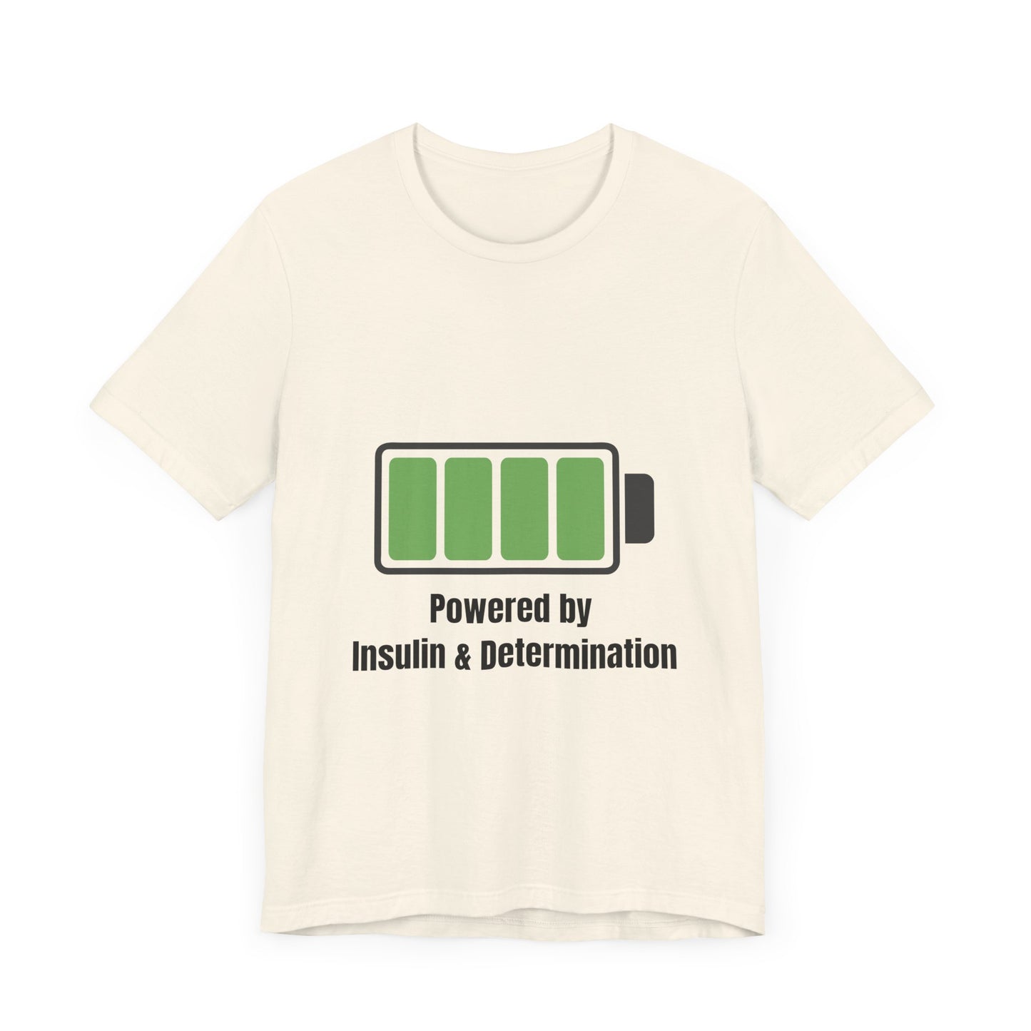 Powered By Insulin - Unisex Tee The Diabuddies Store T-Shirts $24.73
