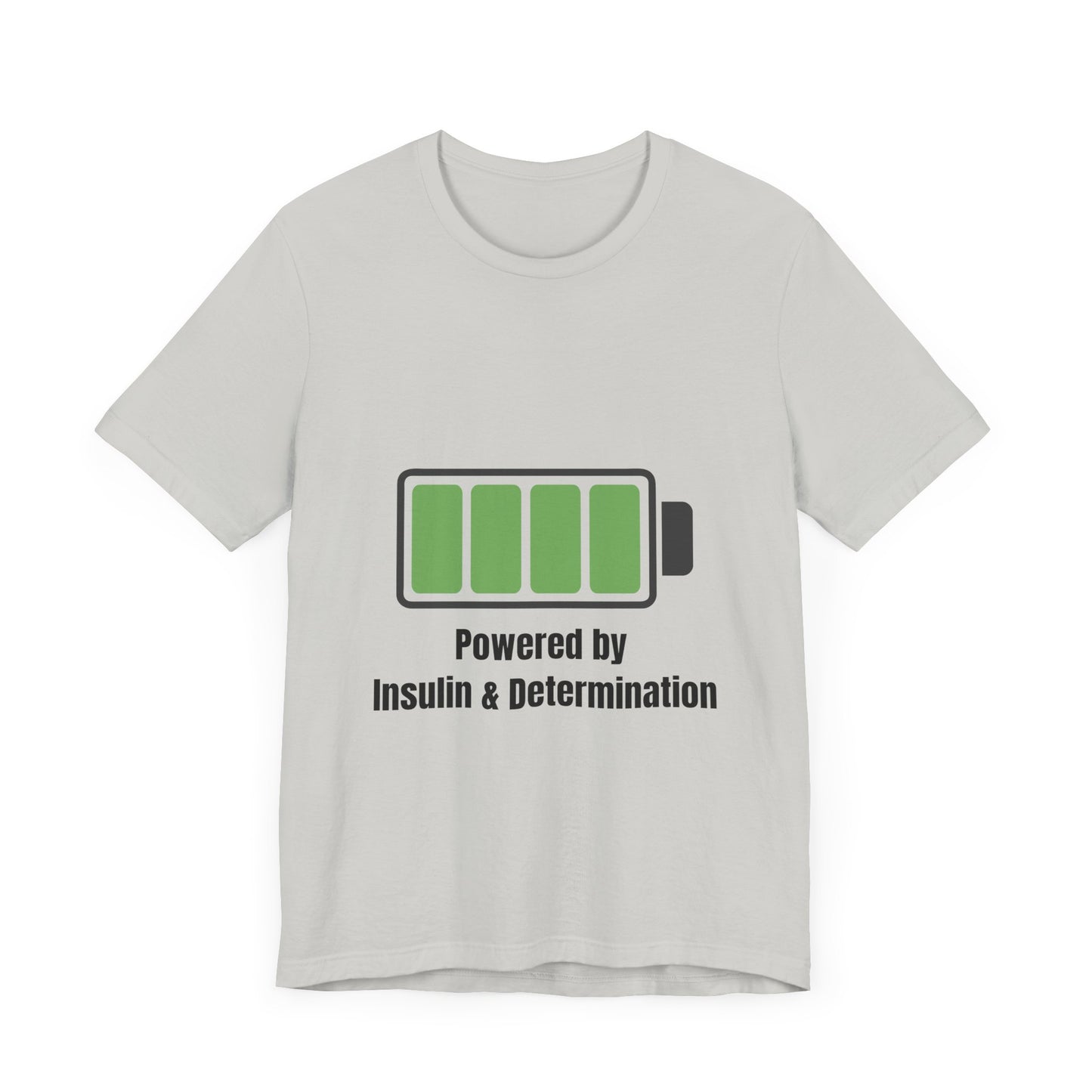 Powered By Insulin - Unisex Tee The Diabuddies Store T-Shirts $24.73