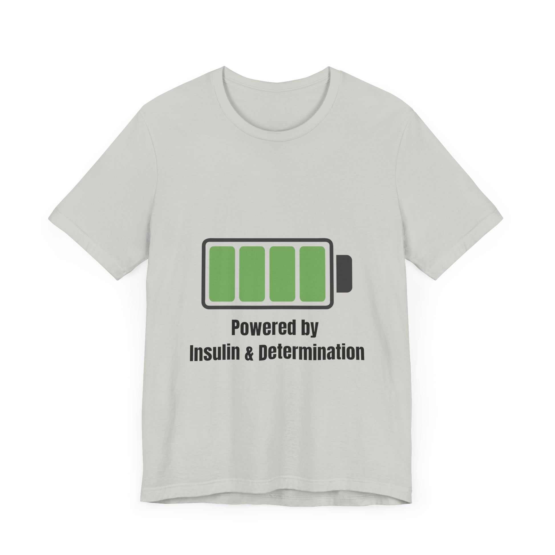 Powered By Insulin - Unisex Tee The Diabuddies Store T-Shirts $24.73