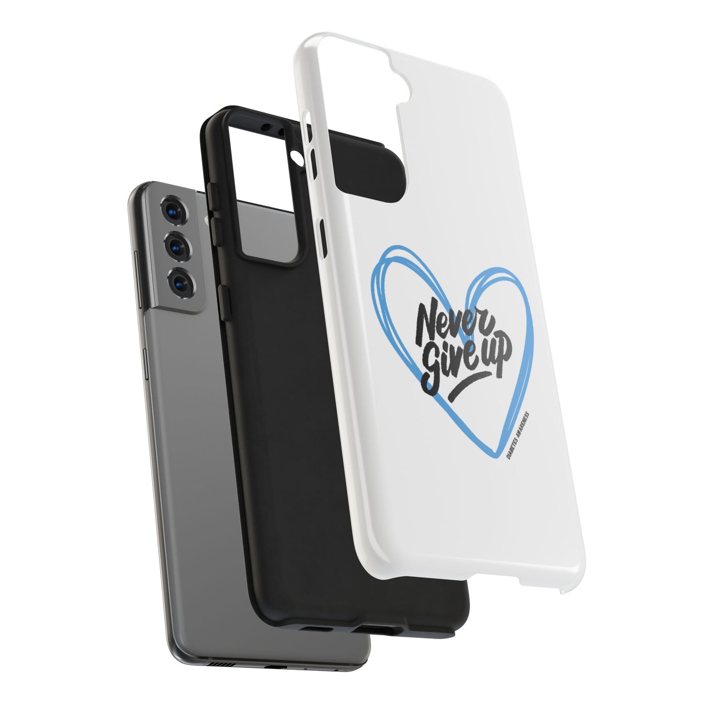 Never Give Up! - Tough Phone Case The Diabuddies Store Mobile Phone Cases $18.23