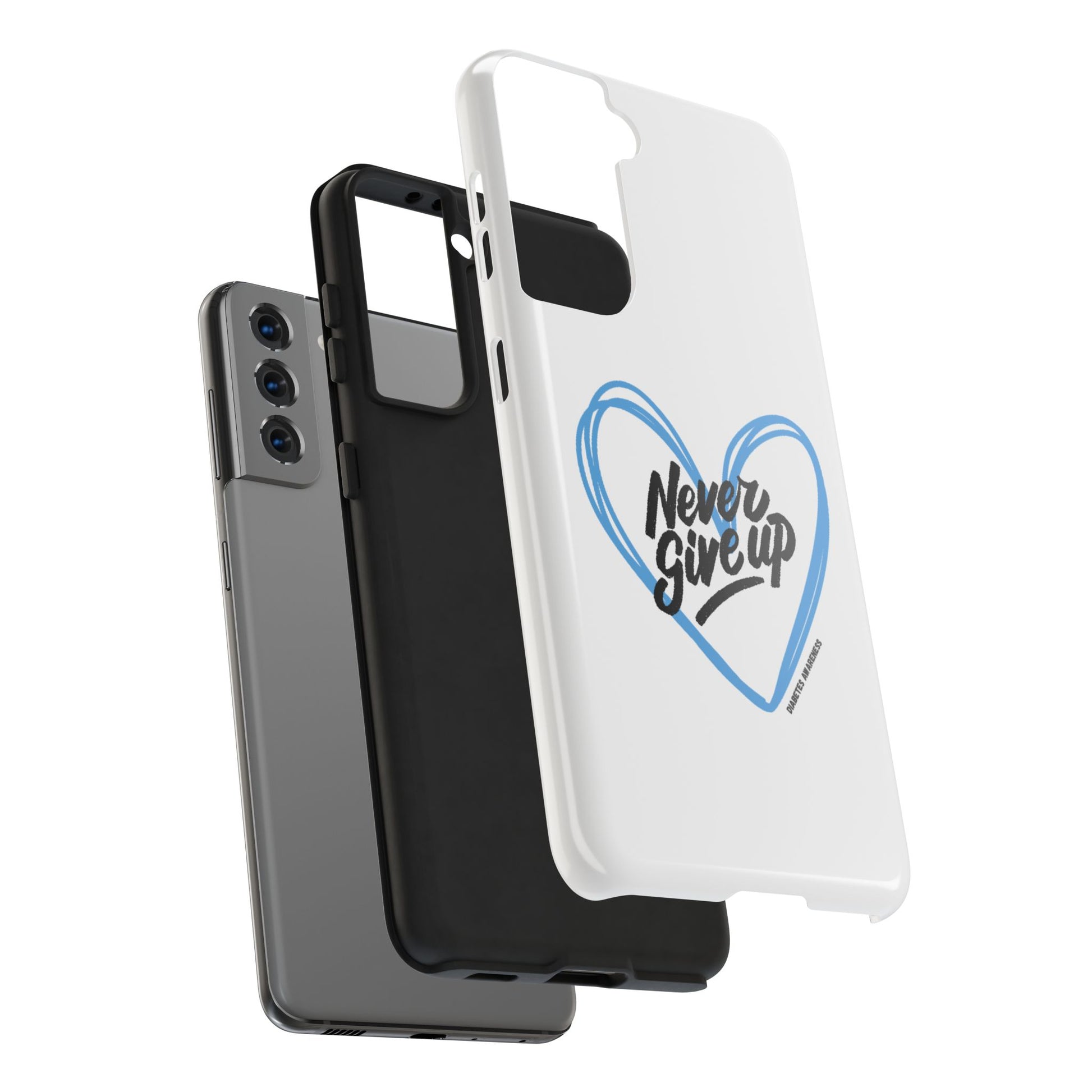 Never Give Up! - Tough Phone Case The Diabuddies Store Mobile Phone Cases $18.23