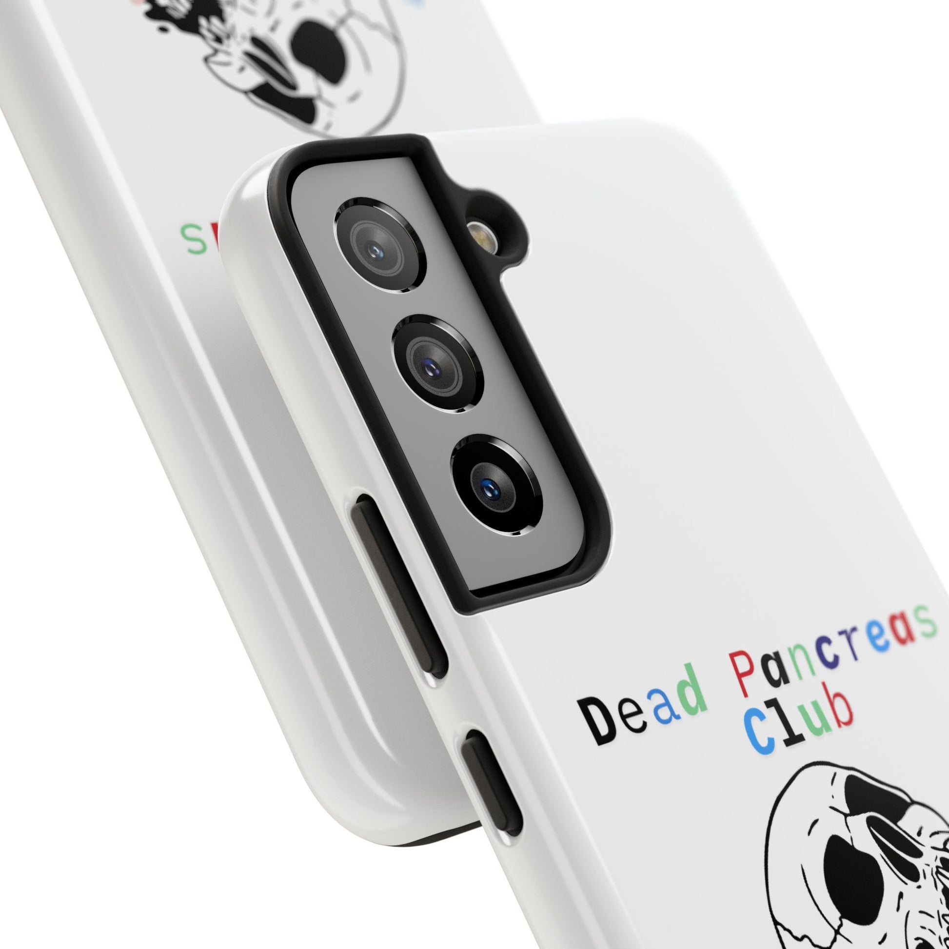Skull & Flowers Dead Pancreas Club - Phone Case The Diabuddies Store Mobile Phone Cases $18.23