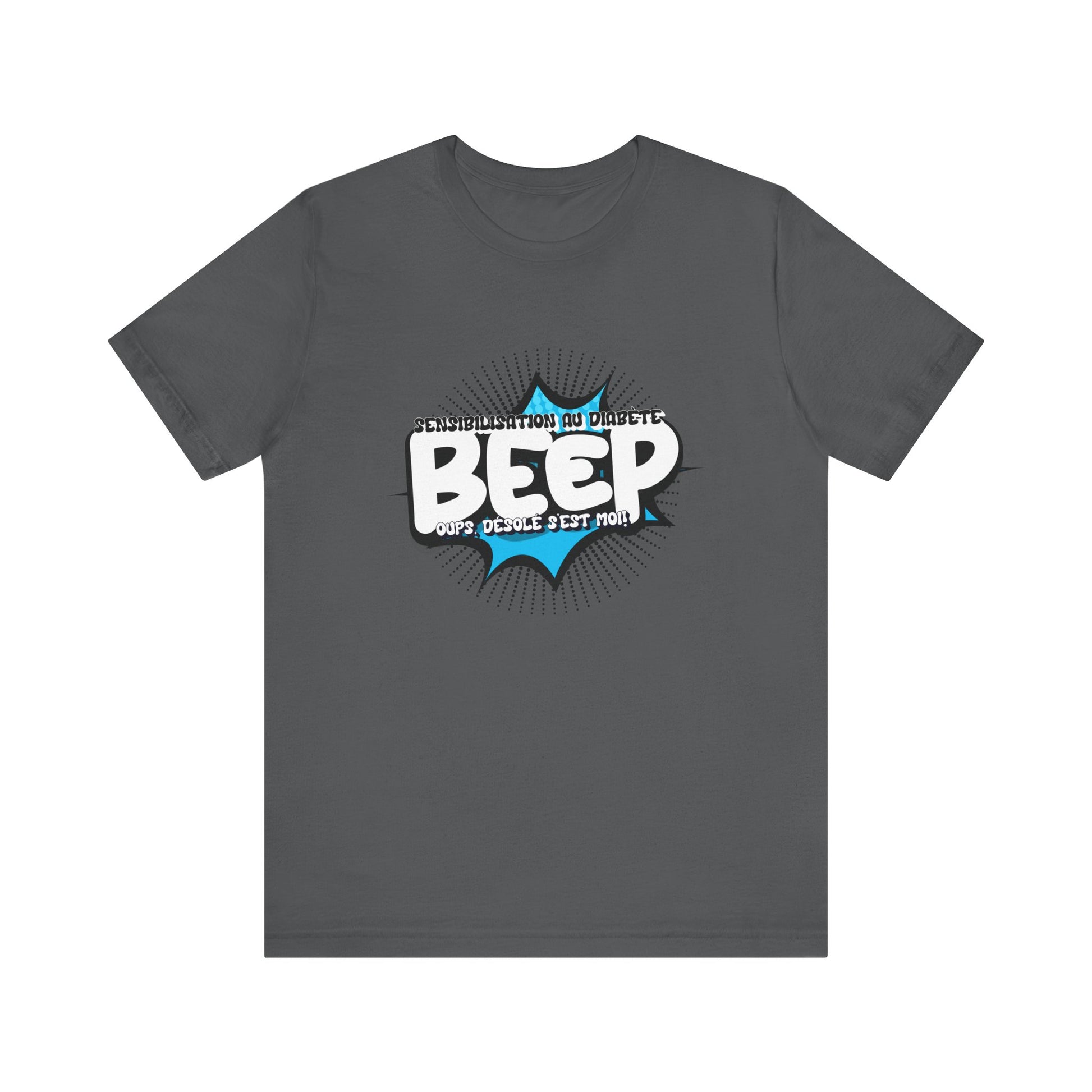 The Diabuddies Store BEEP - Sorry it's me! (French) - Unisex Tee BEEP - Sorry it's me! (French) - Unisex Tee: Always making an entrance? The delightful disruptor! Embrace the constant buzz of life in comfort and style! $30.27 T-Shirts Activewear Clothing,