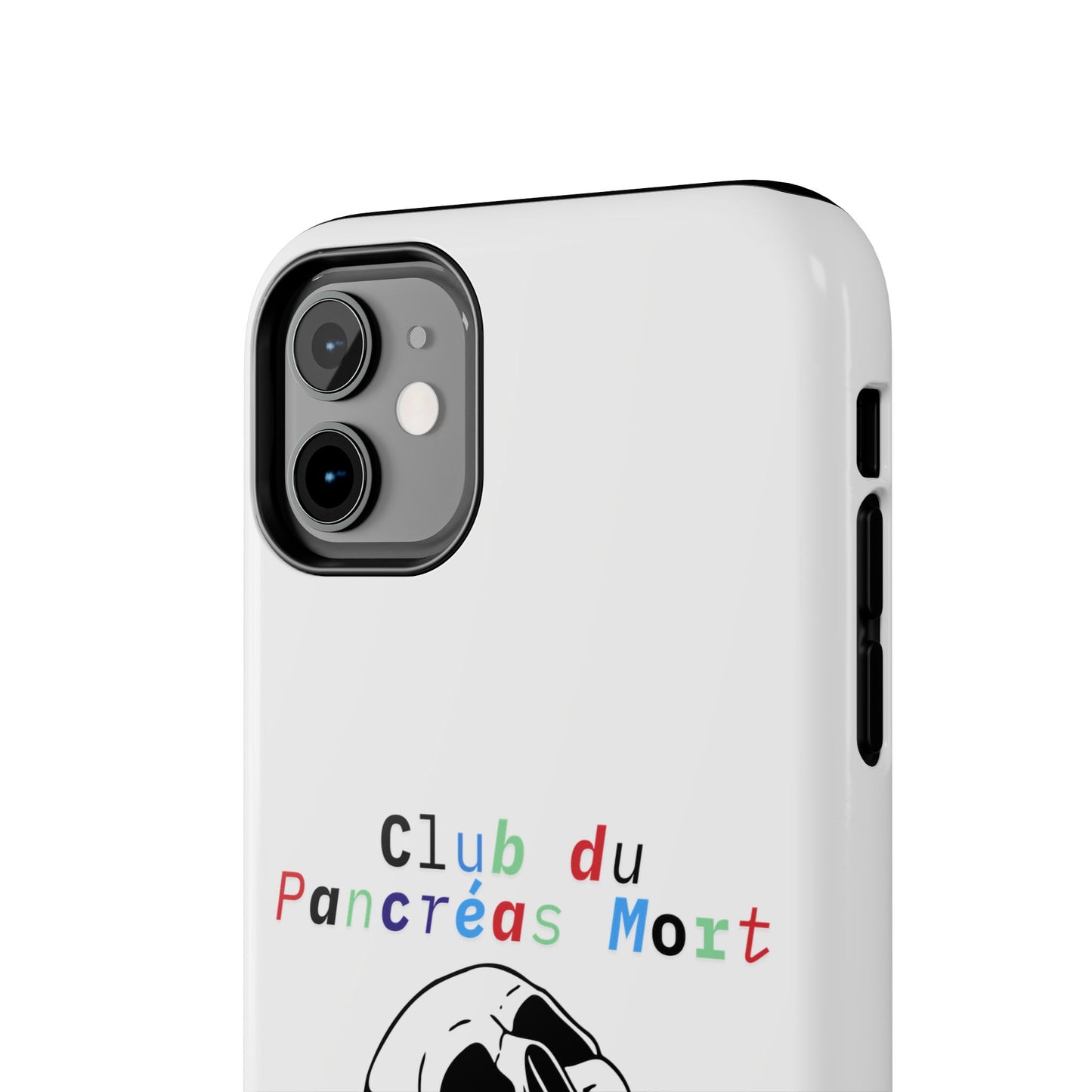 Skull & Flowers, Dead Pancreas Club (French) - Phone Cases The Diabuddies Store Mobile Phone Cases $18.23