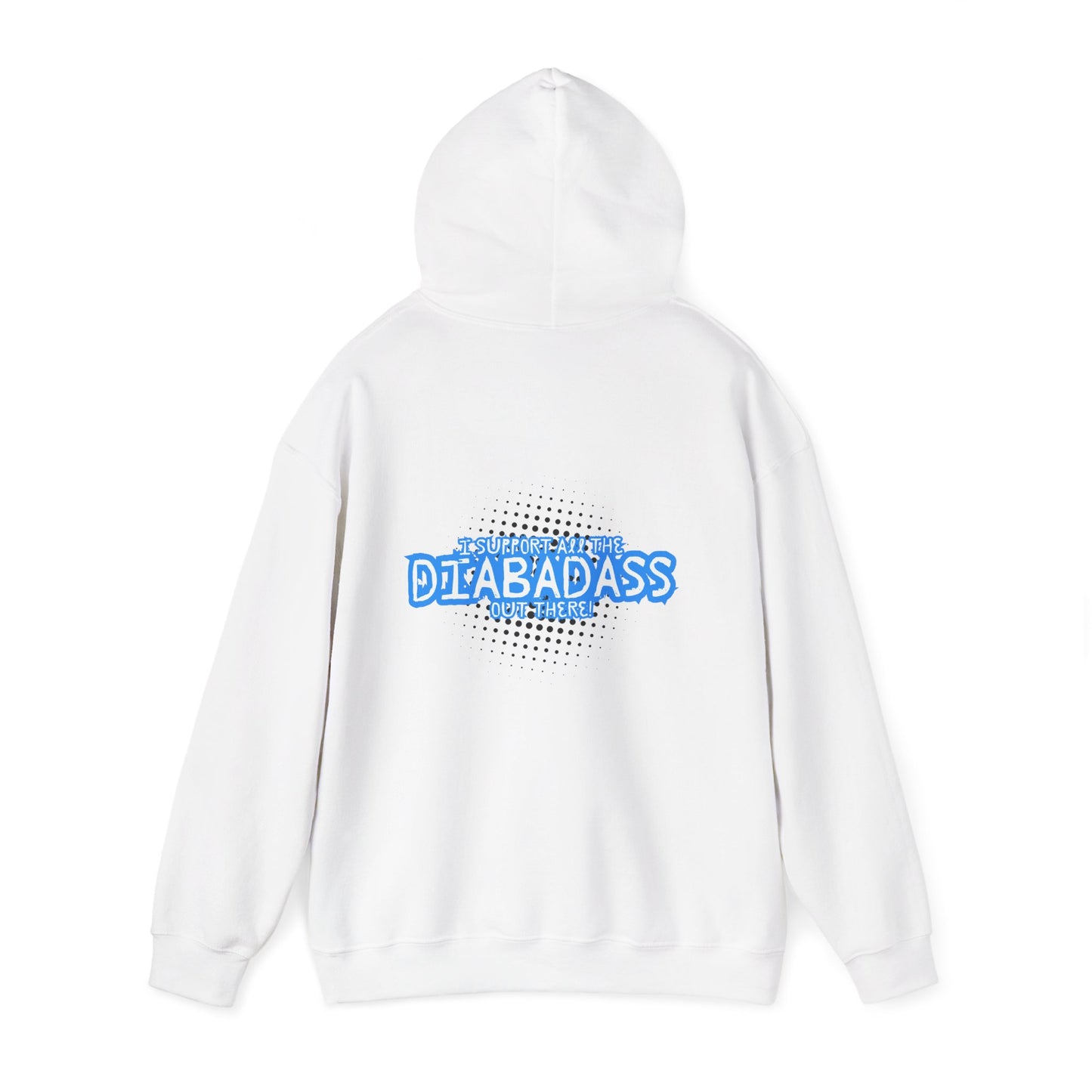 I Support All the Diabadass out there! - Unisex Hoodie The Diabuddies Store Hoodies $32.41
