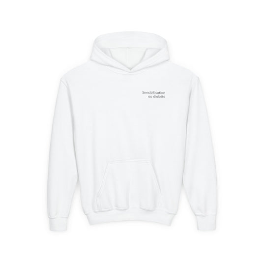 The Diabuddies Store Diabetes Warrior, Retro Look French - Guerrier Youth Hoodie Diabetes Warrior, Retro Look French - Guerrier Youth Hoodie: Let your young one show off their strength and style with our French Youth Hoodie! Hoodies $32.49