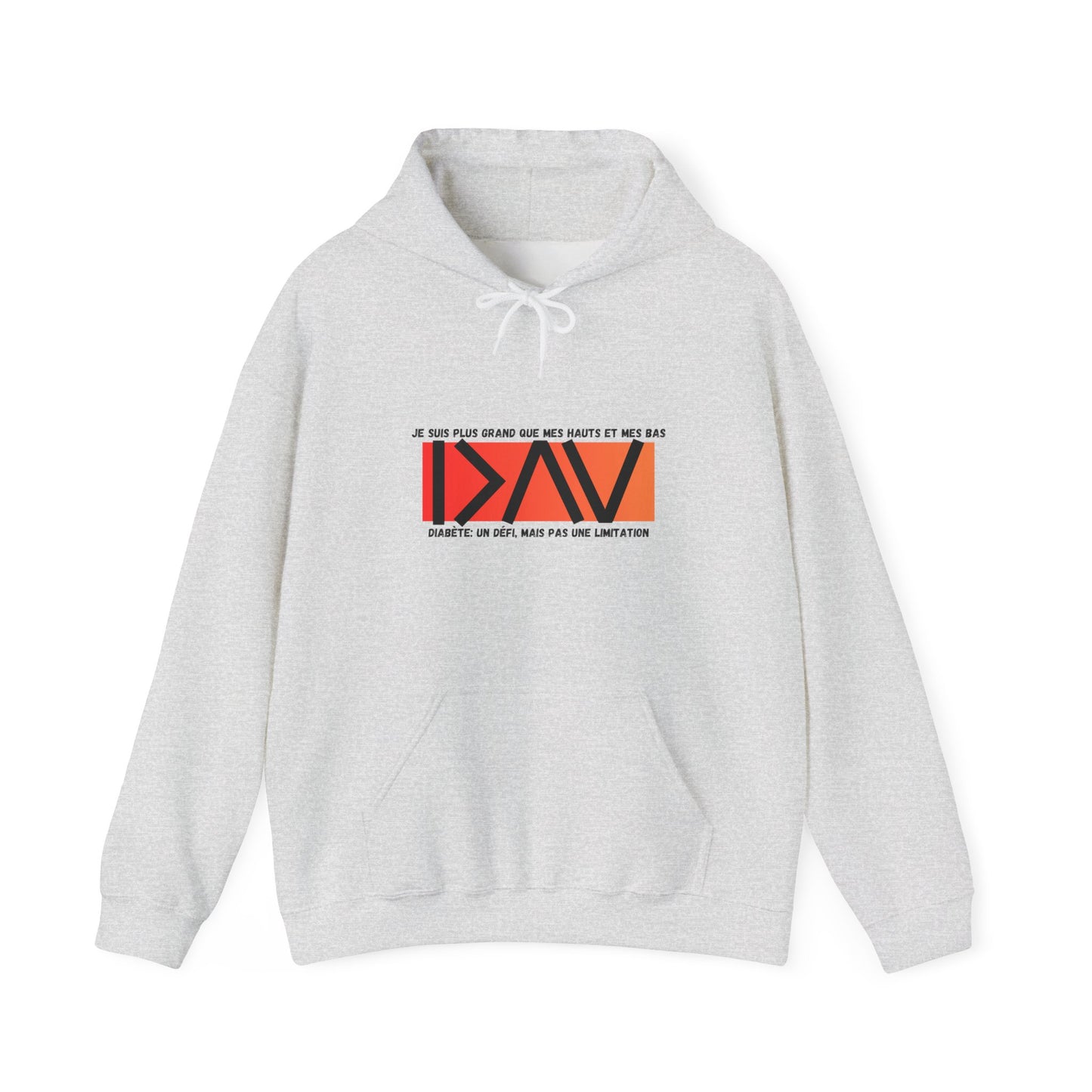 The Diabuddies Store Greater Than (French/Orange) - Unisex Hoodie Greater Than (French/Orange) - Unisex Hoodie: Make a bold statement: You are always greater than! Our "Greater Than" Unisex Hoodie in vibrant orange is designed to stand out and uplift. $32