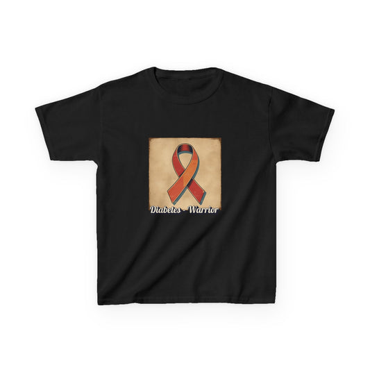 The Diabuddies Store Diabetes Warrior, Retro Look - Kids Tee Diabetes Warrior, Retro Look - Kids Tee: Let your young one show off their strength and style with our "Diabetes Warrior, Retro Look" Kids Tee! T-Shirts $17.74