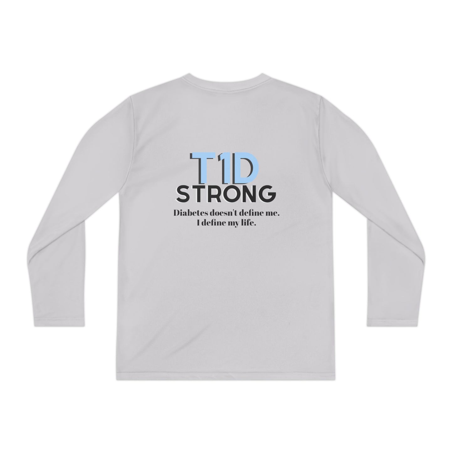 The Diabuddies Store T1D Strong - Long-sleeved Youth Tee Let them wear their strength! The T1D Strong - Long-sleeved Youth Tee is a soft, breathable cotton shirt for kids to show their resilience and raise awareness. Kids clothes Active Lifestyle,Casual W