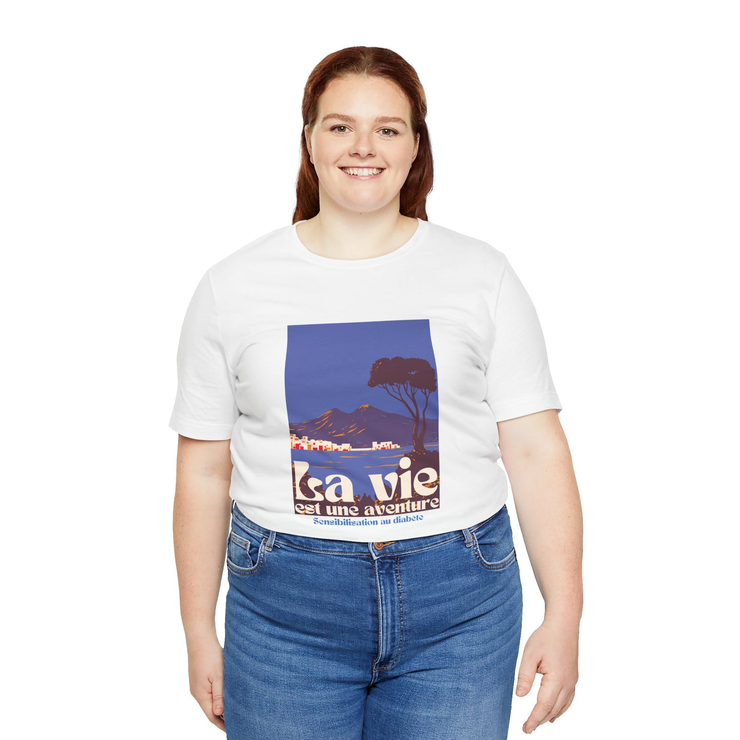 Life is an Adventure, Ocean View (French) - Unisex Tee The Diabuddies Store T-Shirts $22.50
