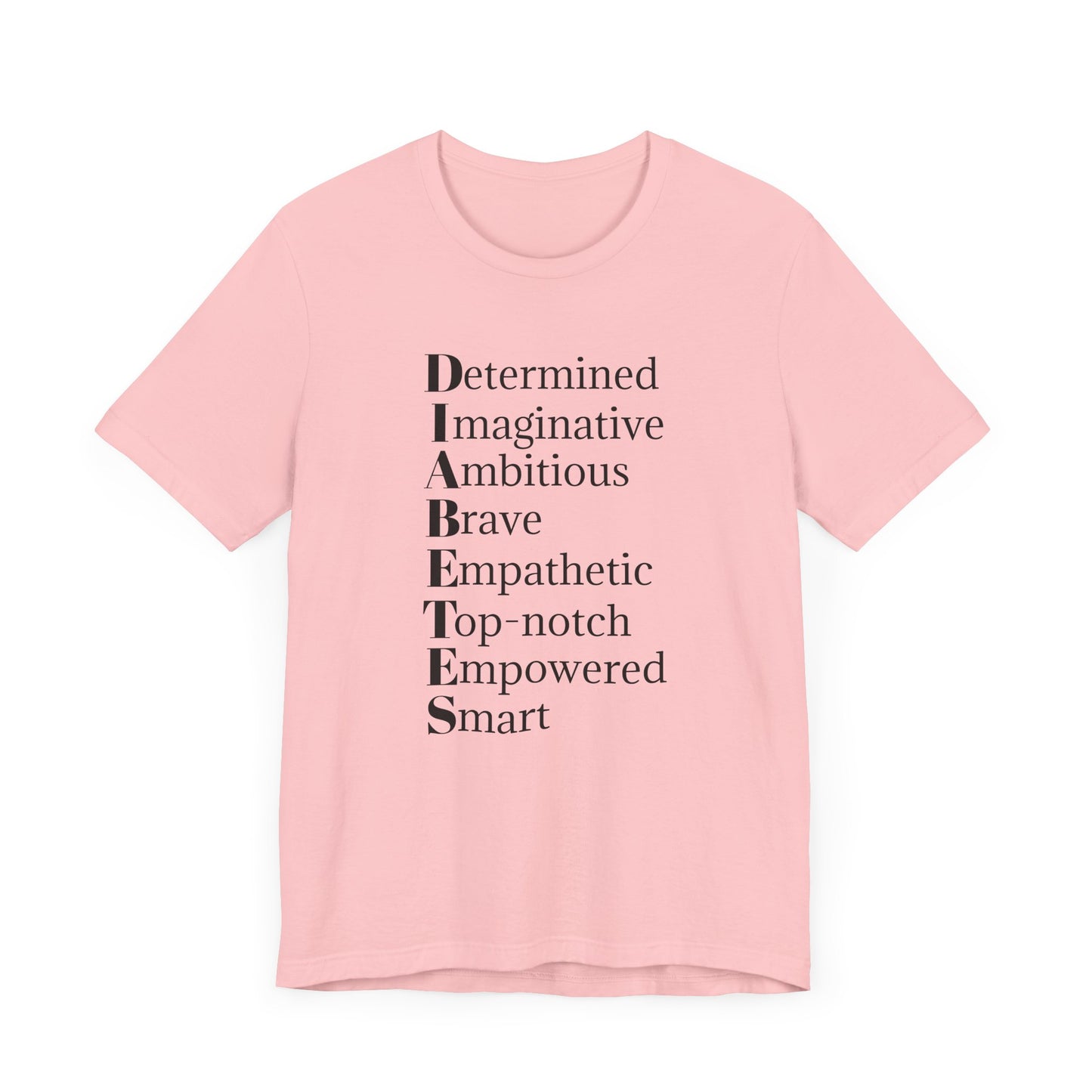 Diabetes: Qualities/Inspiring - Unisex Tee The Diabuddies Store T-Shirts $22.50