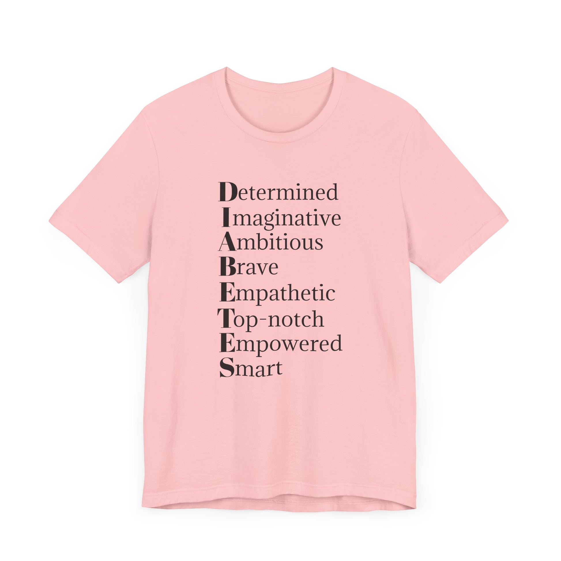 Diabetes: Qualities/Inspiring - Unisex Tee The Diabuddies Store T-Shirts $22.50