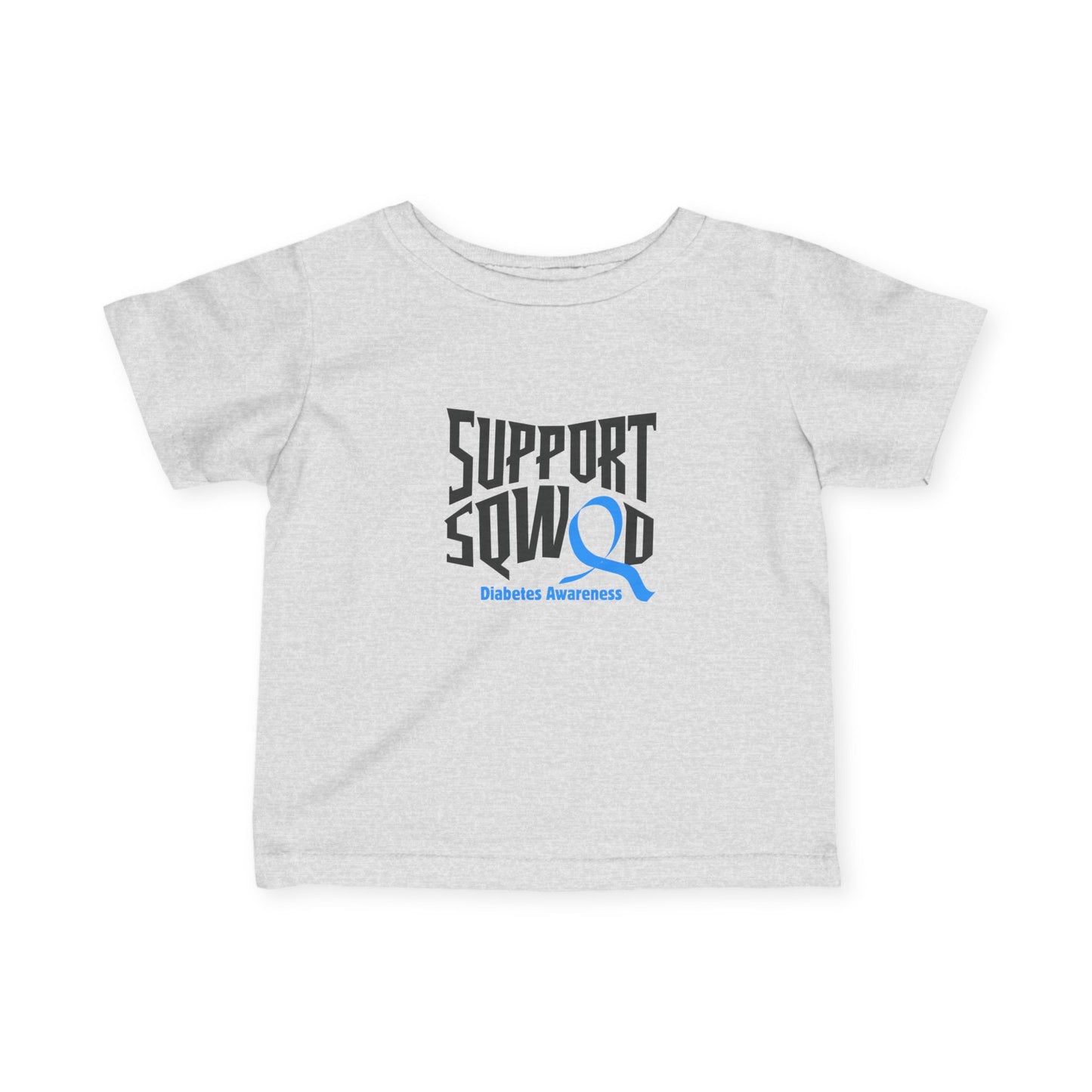 The Diabuddies Store Support Squad - Infant Tee Support Squad - Infant Tee: Show your love for the entire family with the "Support Squad" Infant Tee! Whether they're supporting a sibling, a parent, or a friend, this tee is a heartwarming way to show that