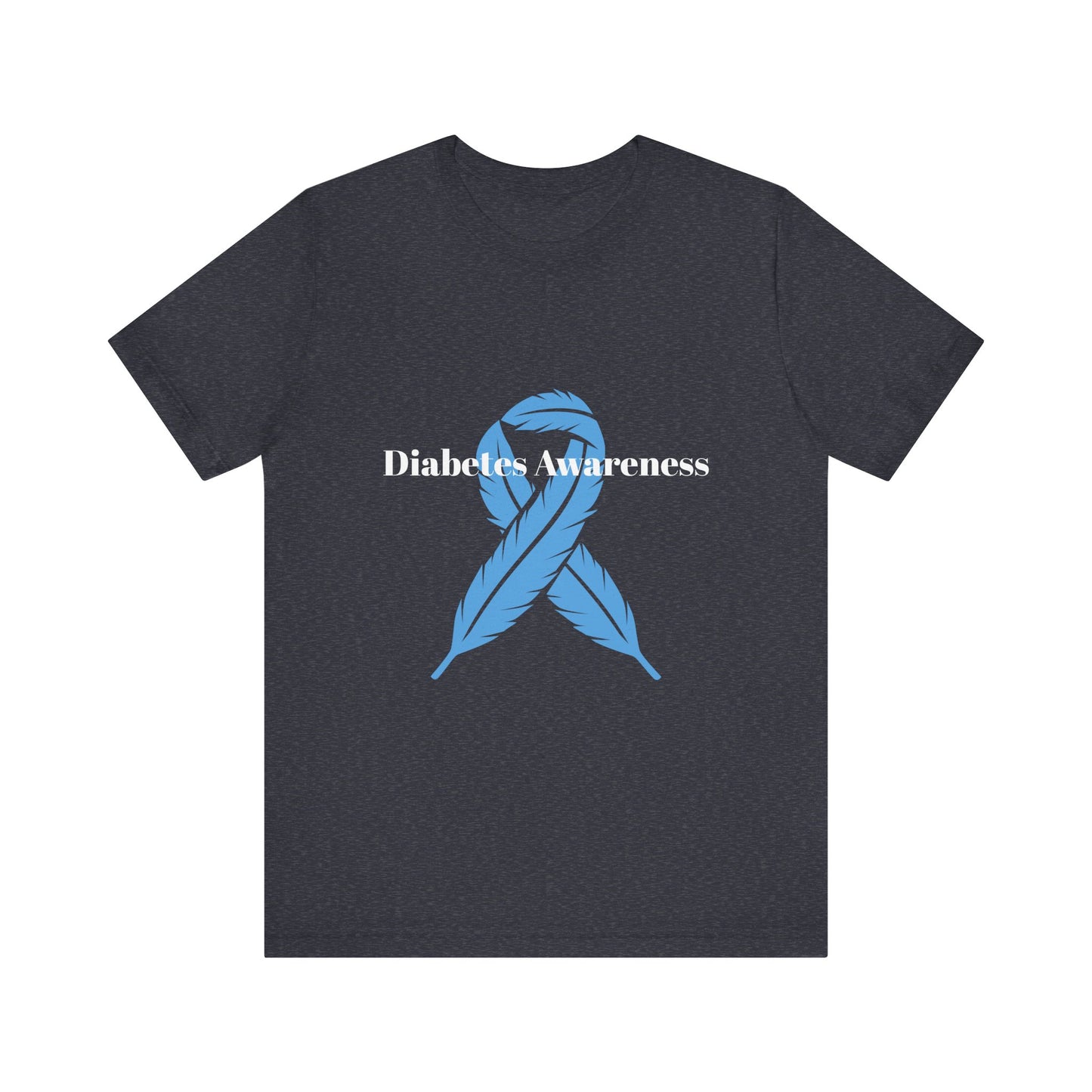 Feather, Blue Ribbon - Unisex Tee The Diabuddies Store T-Shirts $22.83