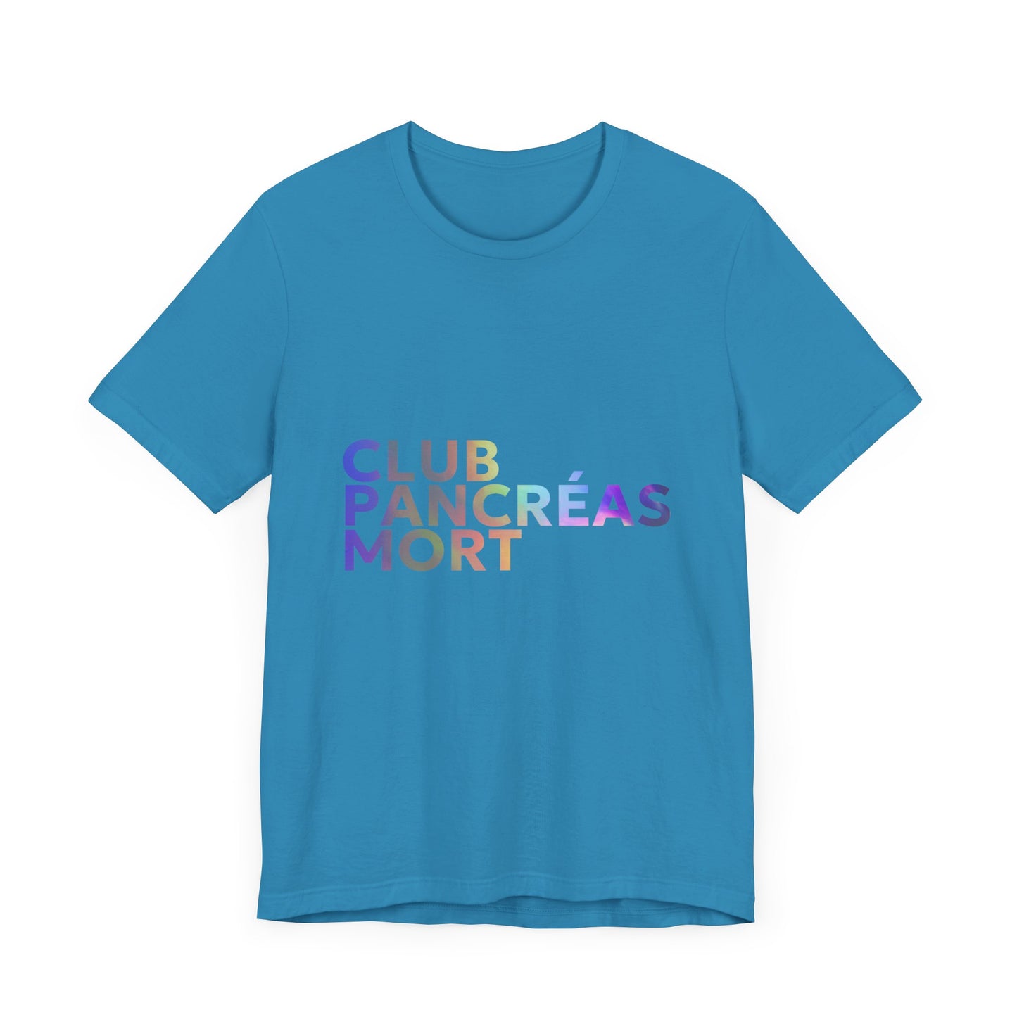 Rainbow Dead Pancreas Club (French) Unisex Tee The Diabuddies Store T-Shirts $22.38
