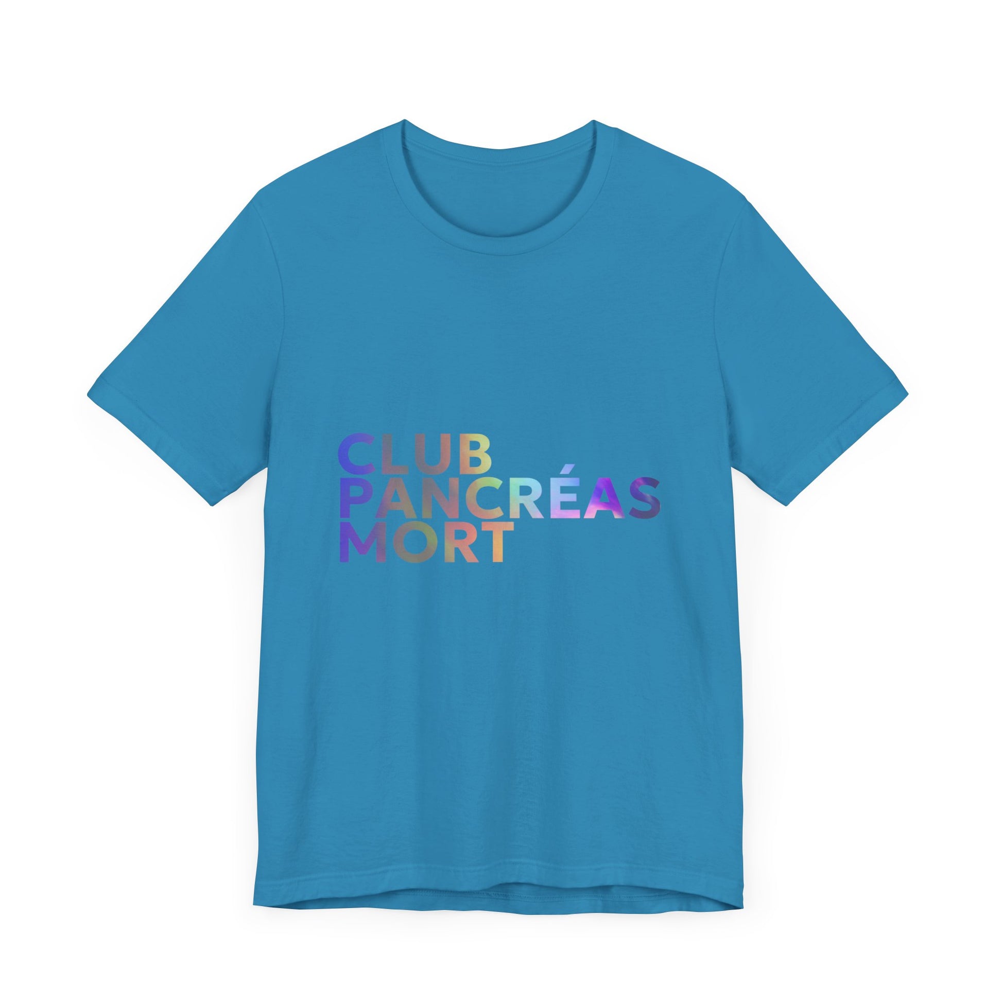 Rainbow Dead Pancreas Club (French) Unisex Tee The Diabuddies Store T-Shirts $22.38