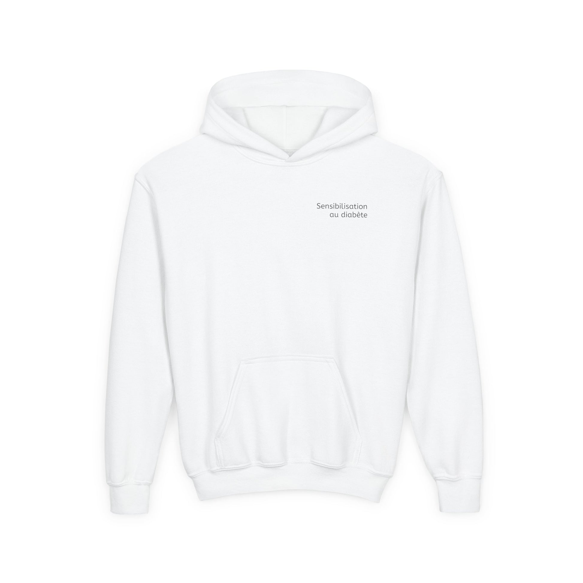 The Diabuddies Store Diabetes Warrior, Retro Look French - Guerrière Youth Hoodie Diabetes Warrior, Retro Look French - Guerrière Youth Hoodie: Let your young one show off their strength and style with our "Diabète -Guerrière" Retro Look" French Youth Hoo