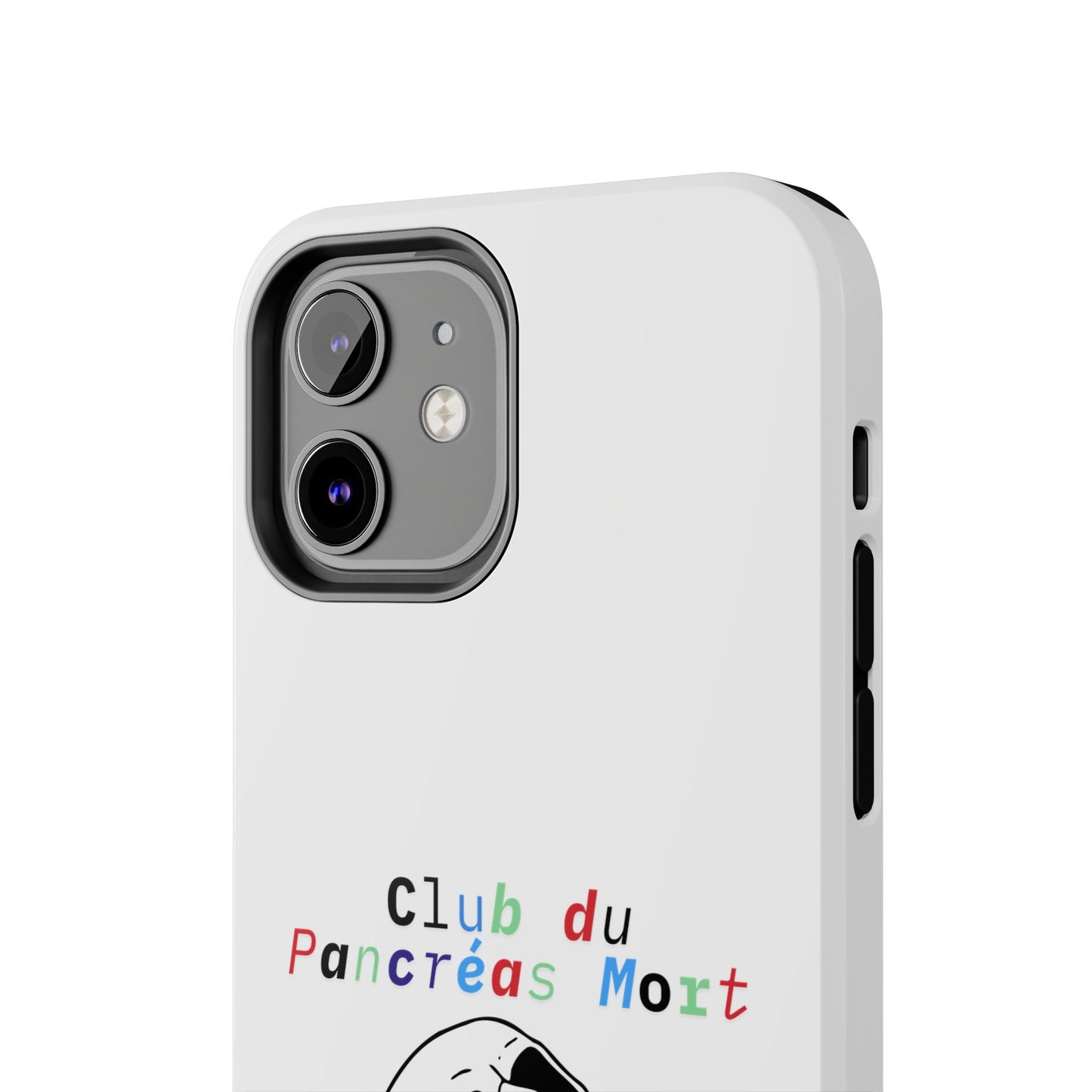 Skull & Flowers, Dead Pancreas Club (French) - Phone Cases The Diabuddies Store Mobile Phone Cases $18.23