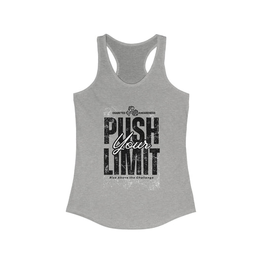Push your Limit! - Racerback Tank The Diabuddies Store Tank Tops $19.96